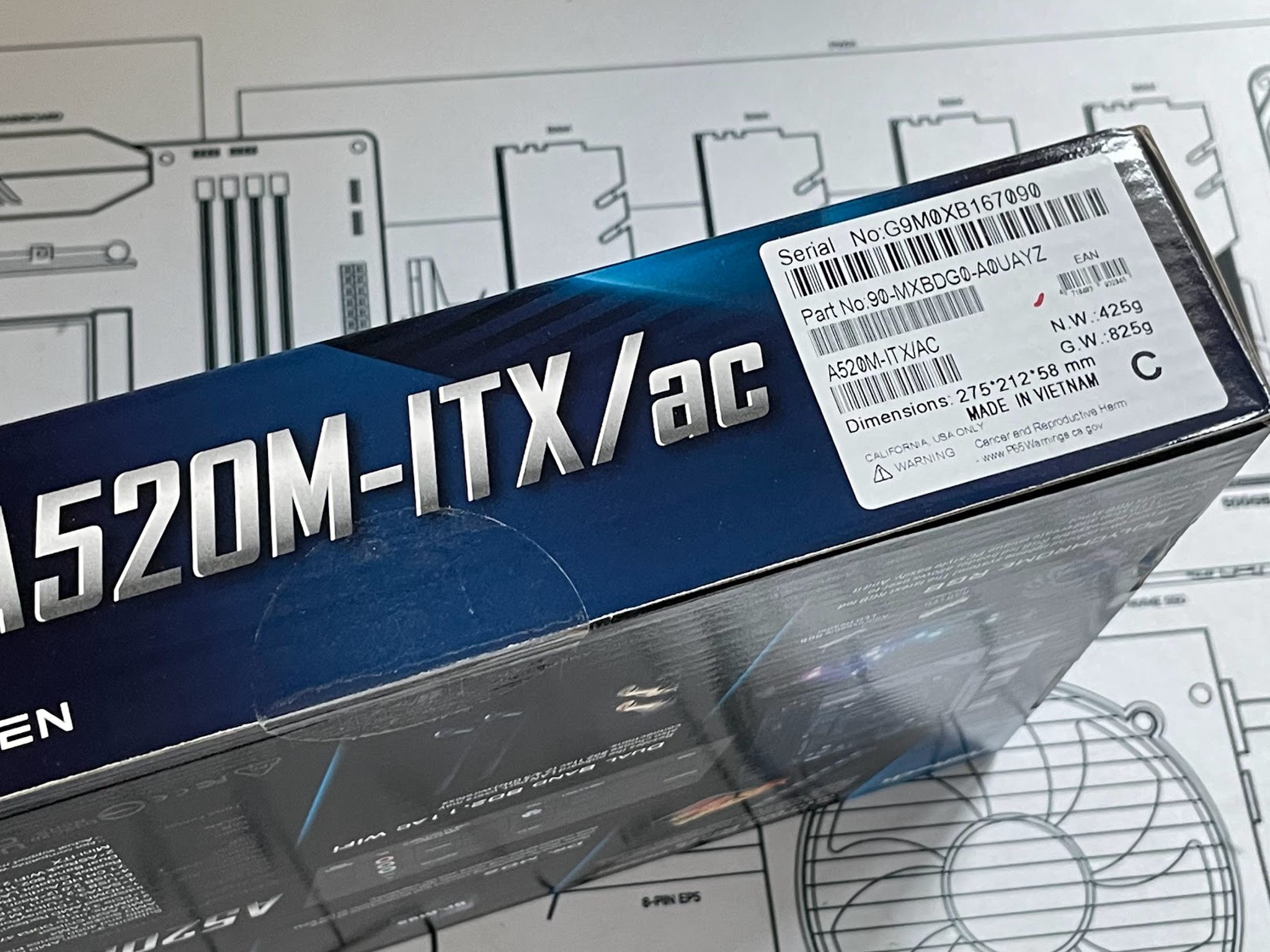BNIB ASRock A520M-ITX/AC Mini-ITX computer motherboard AMD AM4
