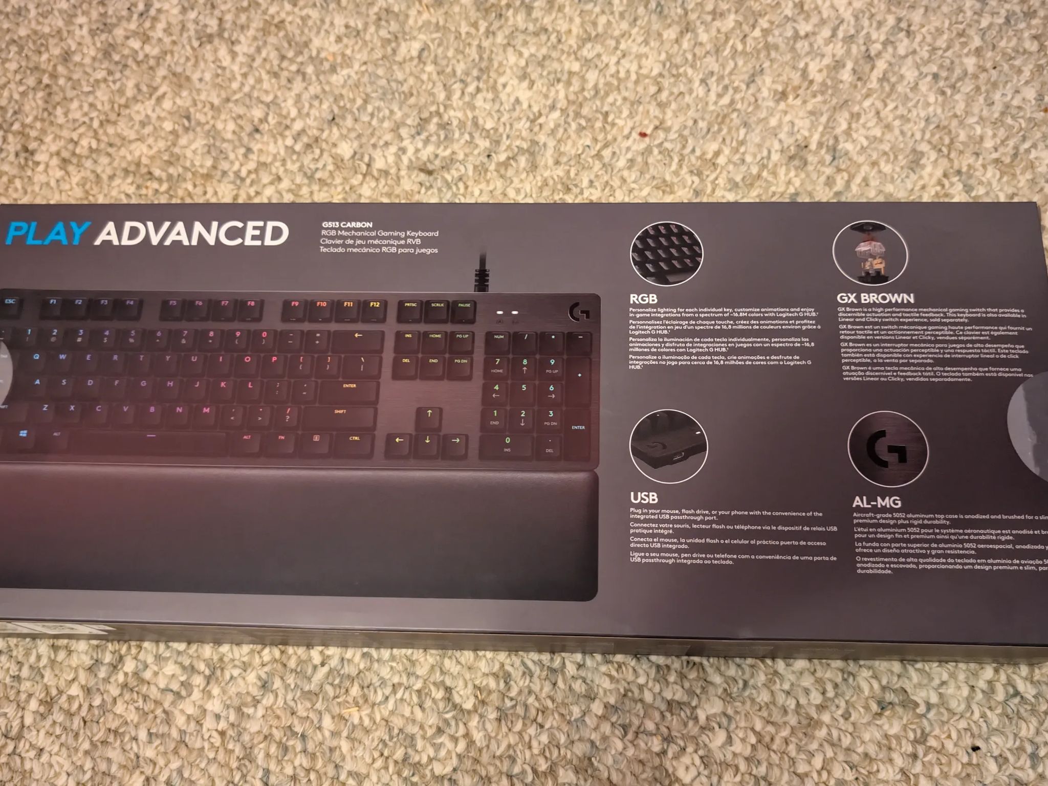 Logitech G513 Carbon (Brown Switches)