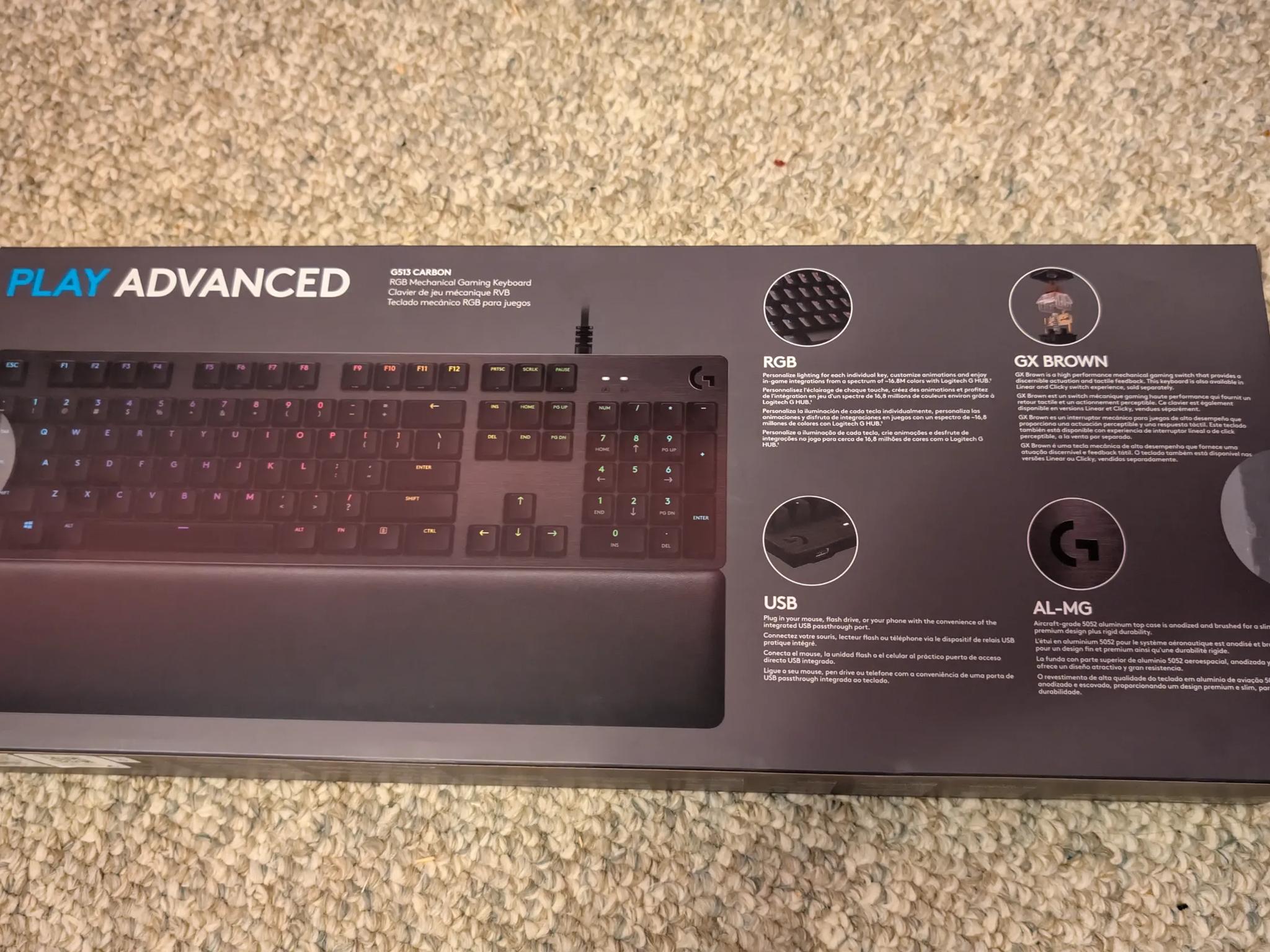 Logitech G513 Carbon (Brown Switches)