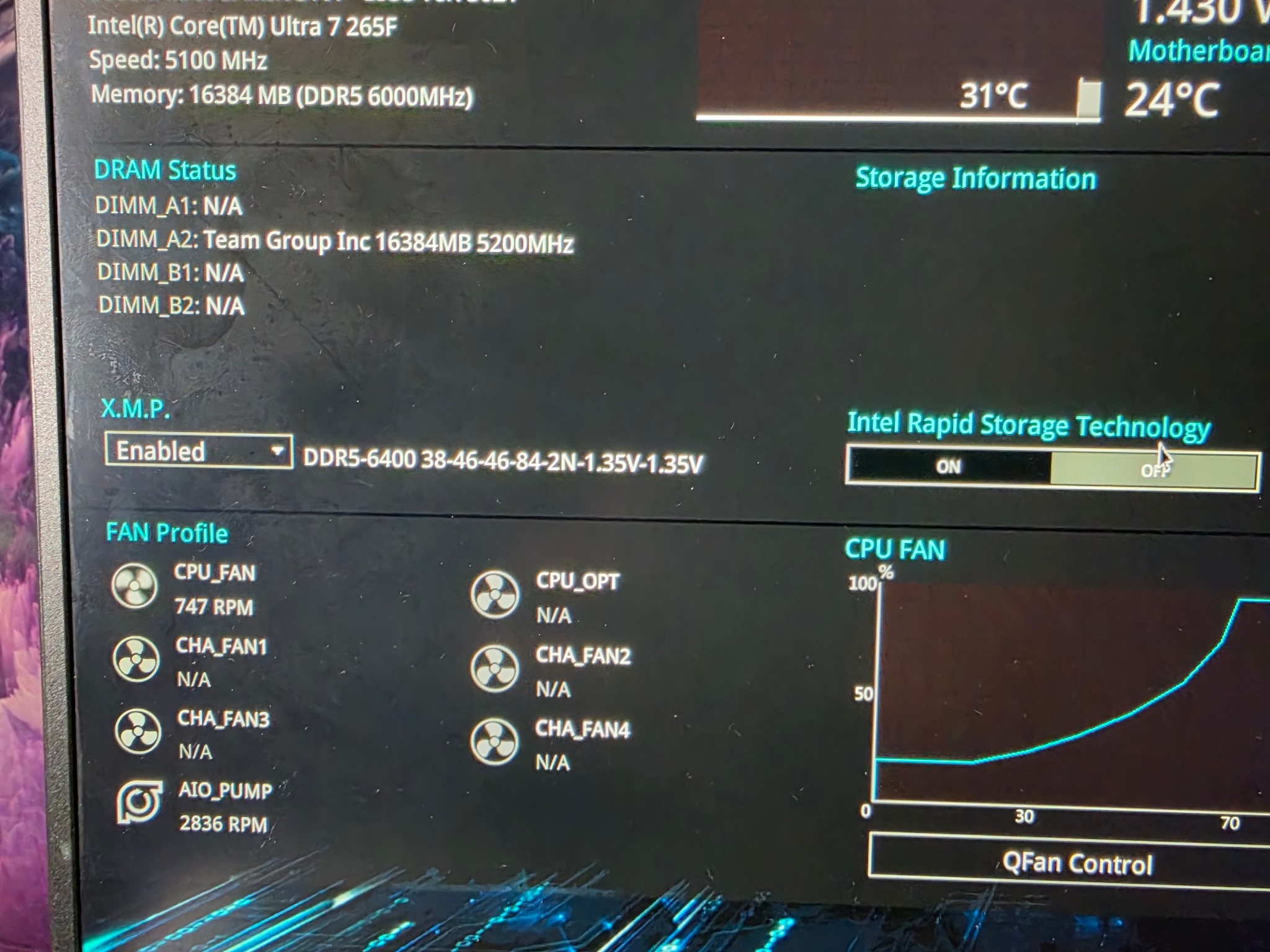 Intel Core Ultra 265f + ASUS B860M MAX GAMING AX + 240MM AIO