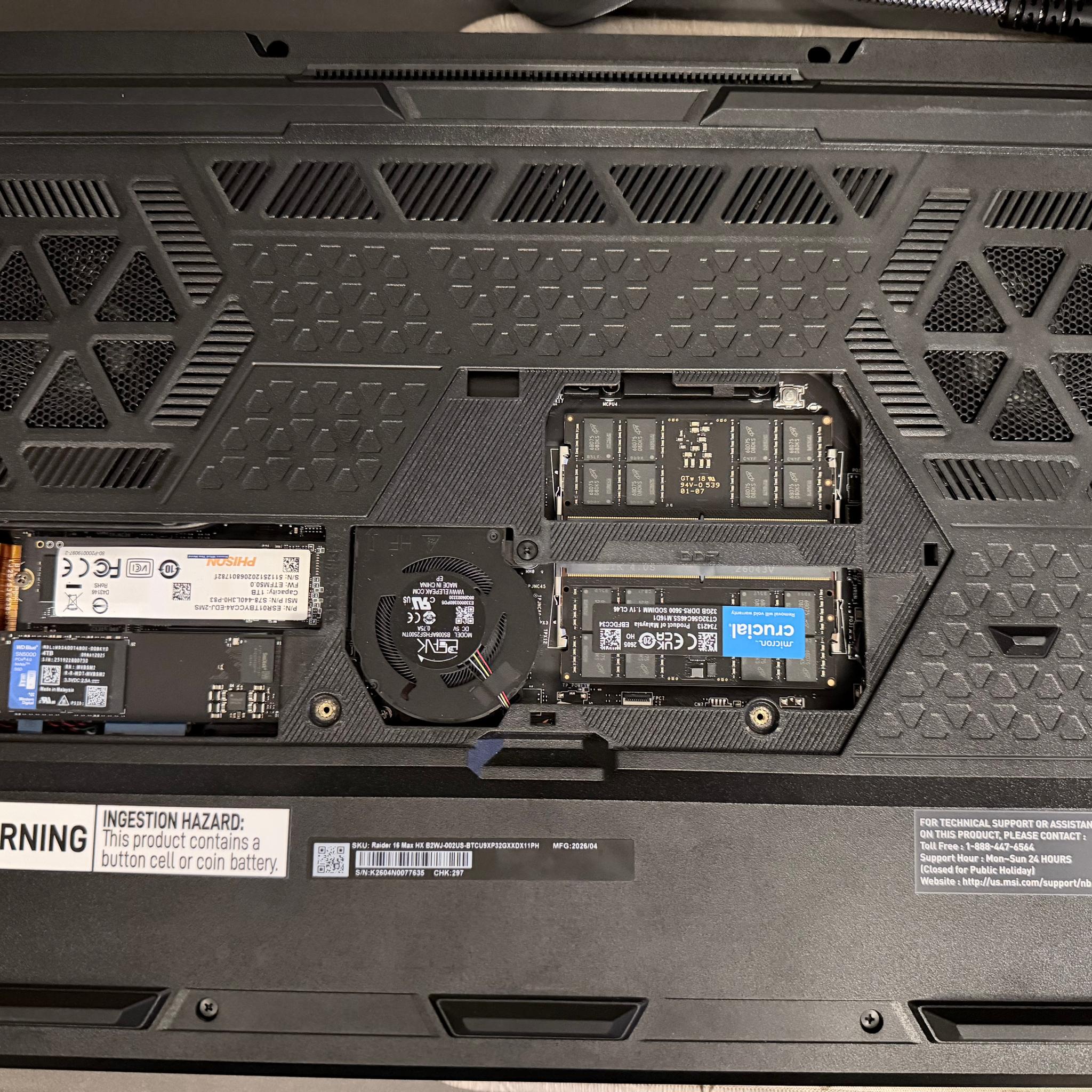 Like NEW MSI Raider 16 Max - Core Ultra 9 290HX Plus, 1TB & 4TB NVMe Gen4, 64GB DDR5-5600, RTX 5090