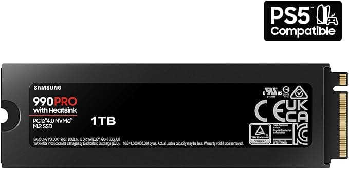 Samsung 990 Pro w/Heatsink 1TB