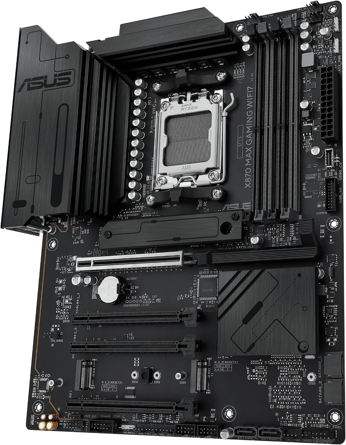 ASUS X870 MAX GAMING WIFI7 AMD X870 AM5 DDR5 ATX Desktop Motherboard