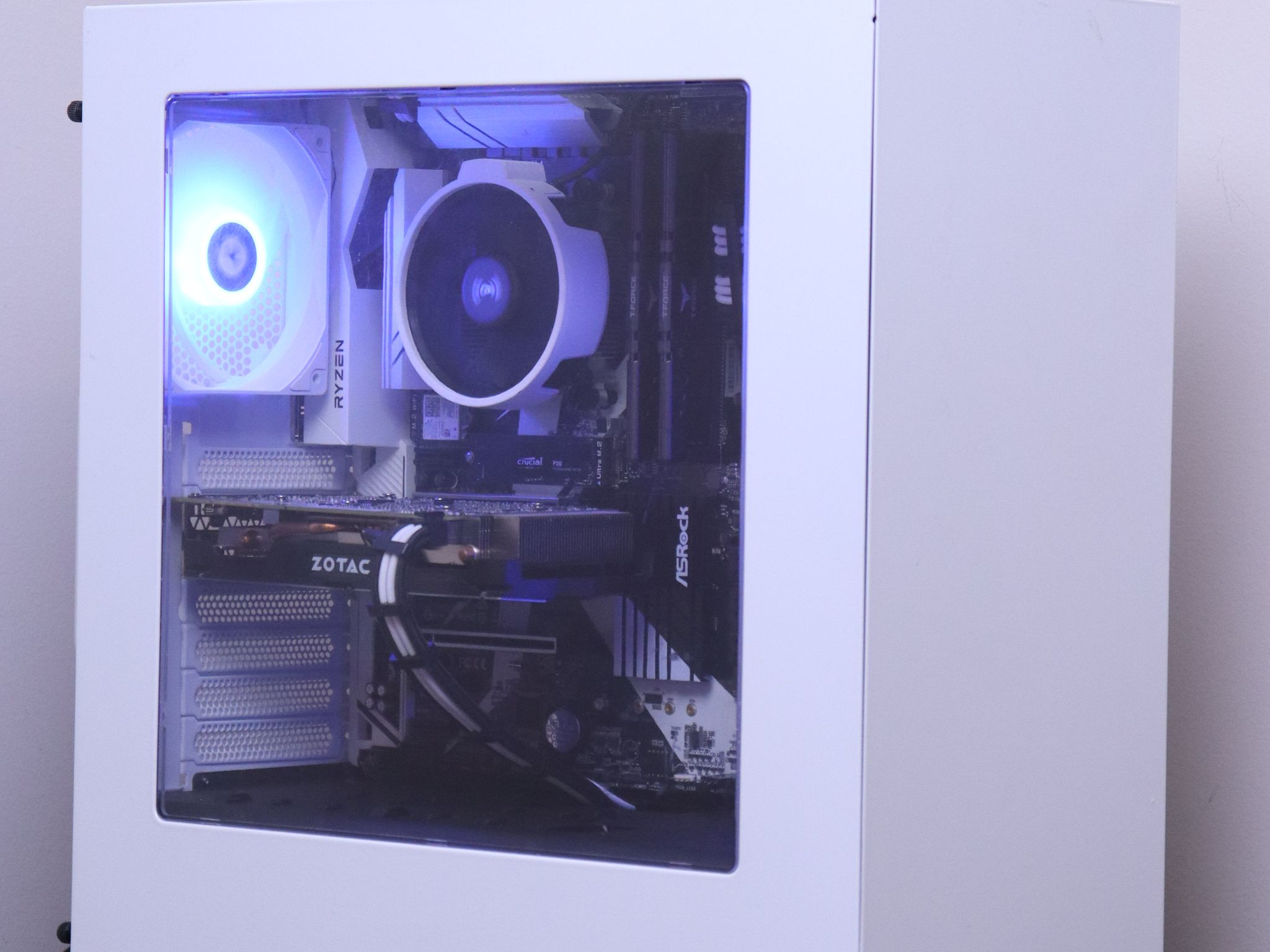 Black and White NVIDIA Gaming PC