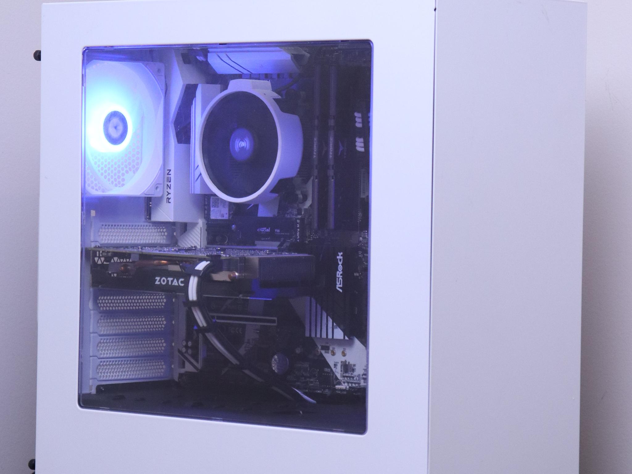 Black and White NVIDIA Gaming PC