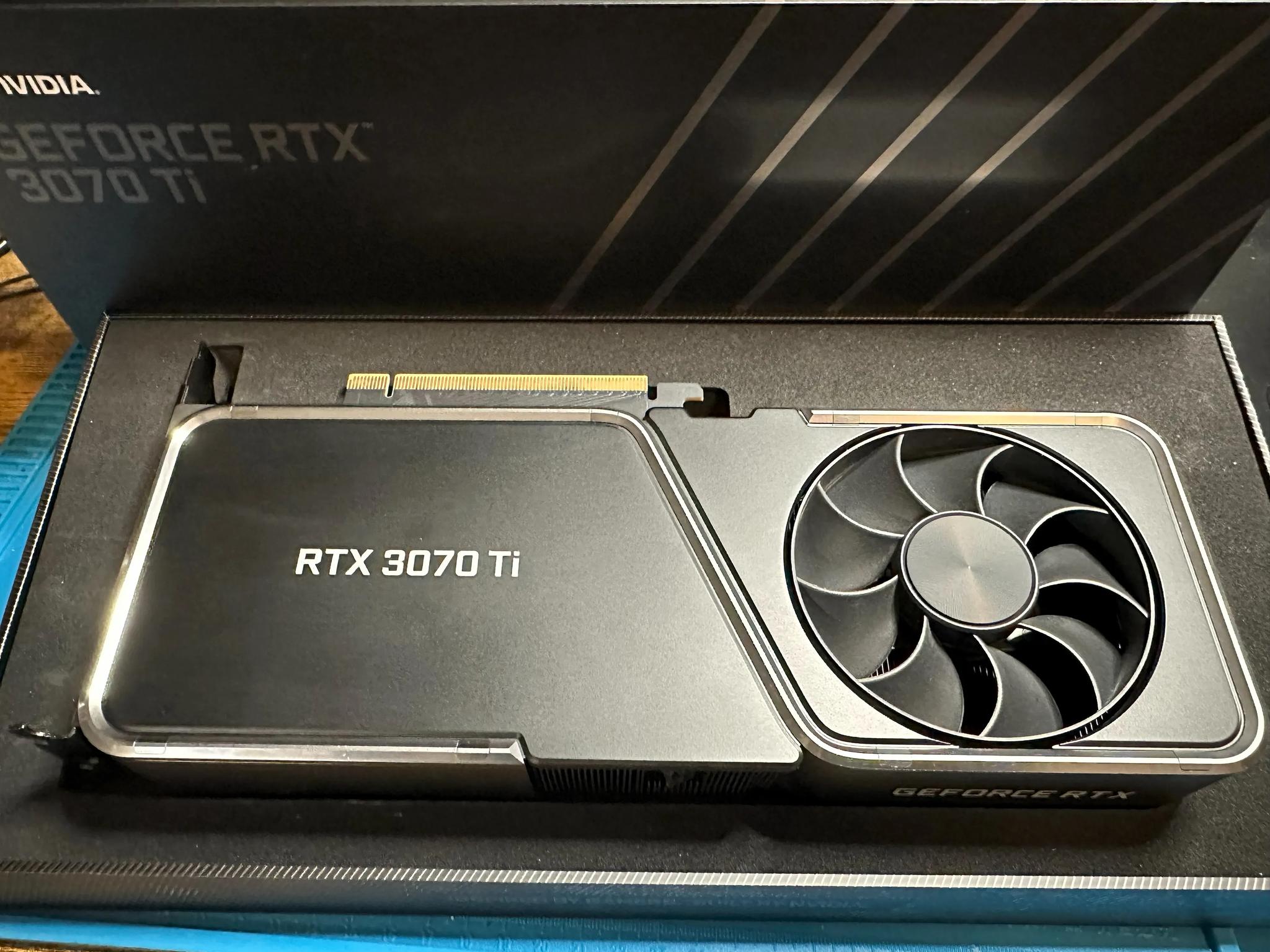 Nvidia 3070 Ti FE used, like new