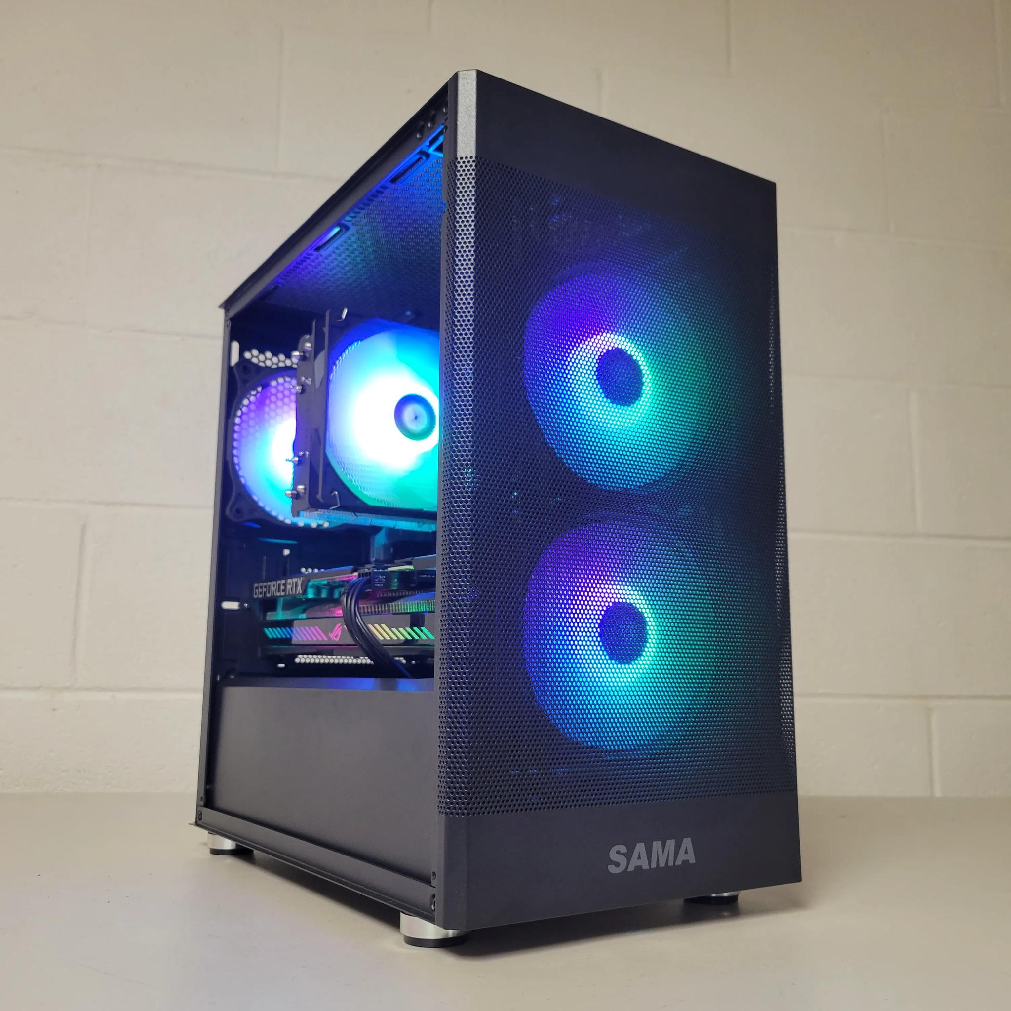 🌈☔RTX 3060 12gb Black Gaming PC🌈☔(Ryzen 5 5600//RTX 3060 12gb)