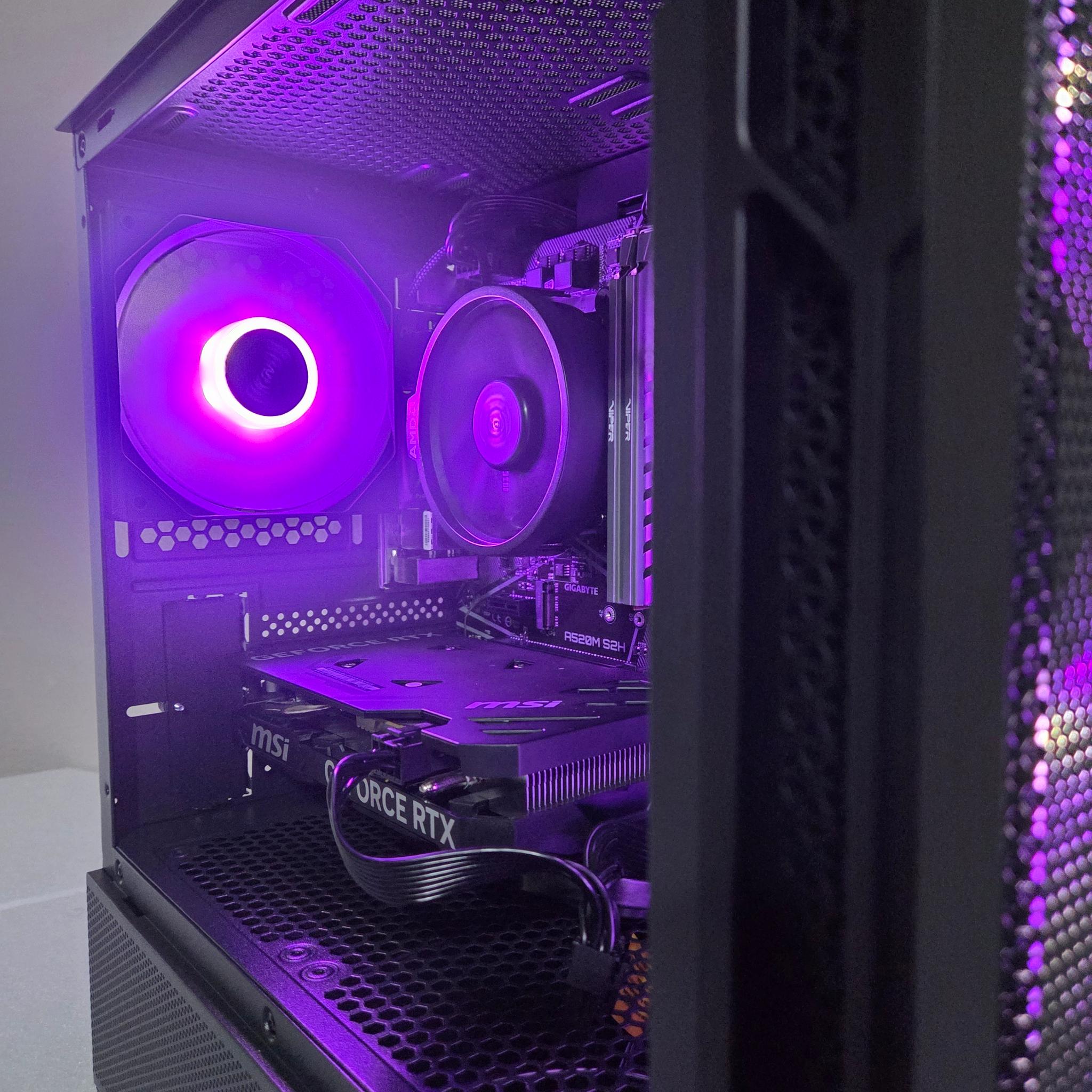 🌑 Shadow /RTX 4060 Gaming PC/ 🖤⛈️