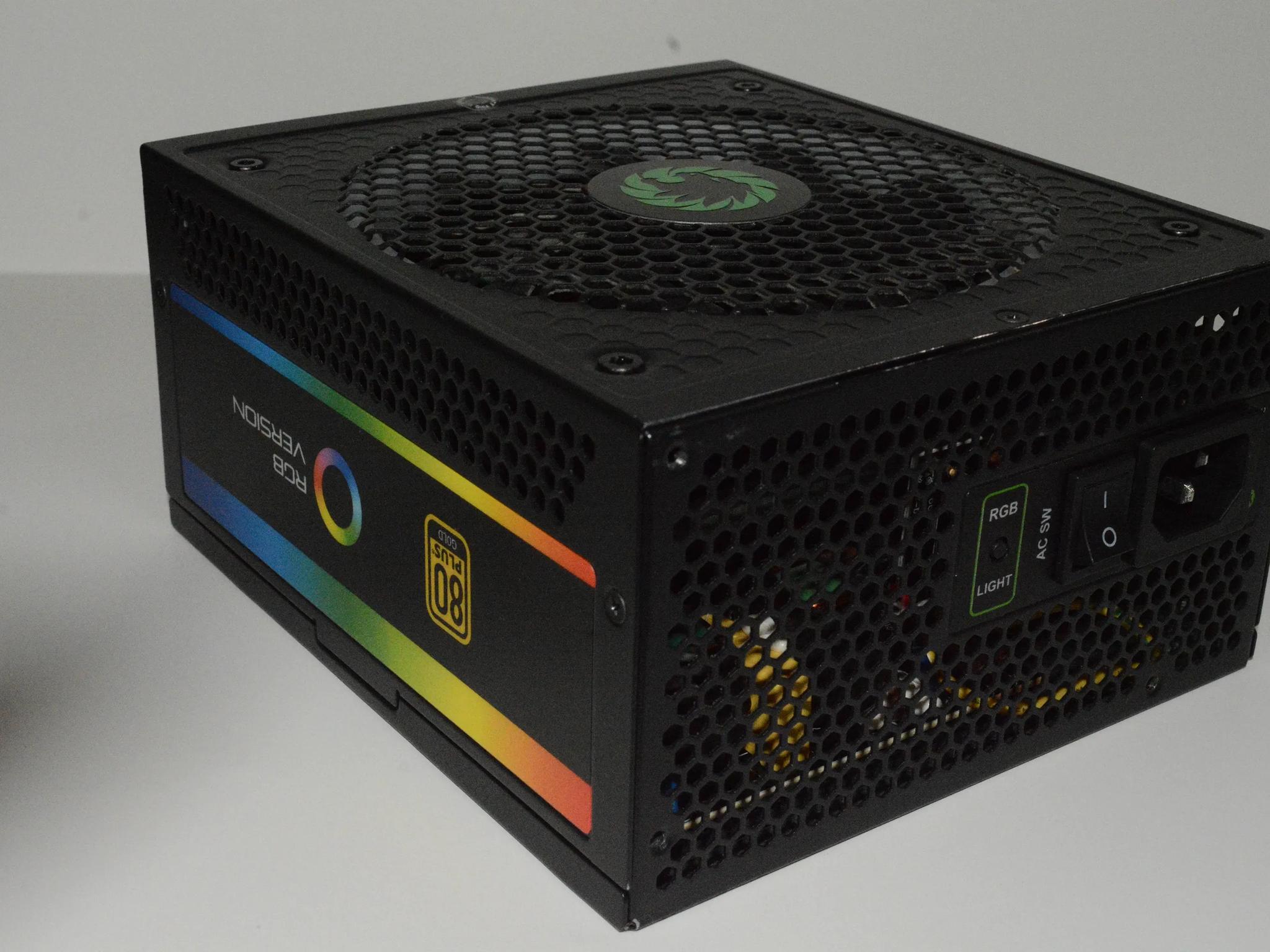 GAMEMAX 750W RGB Power Supply, 80 Plus Gold, Fully Modular, RGB-750