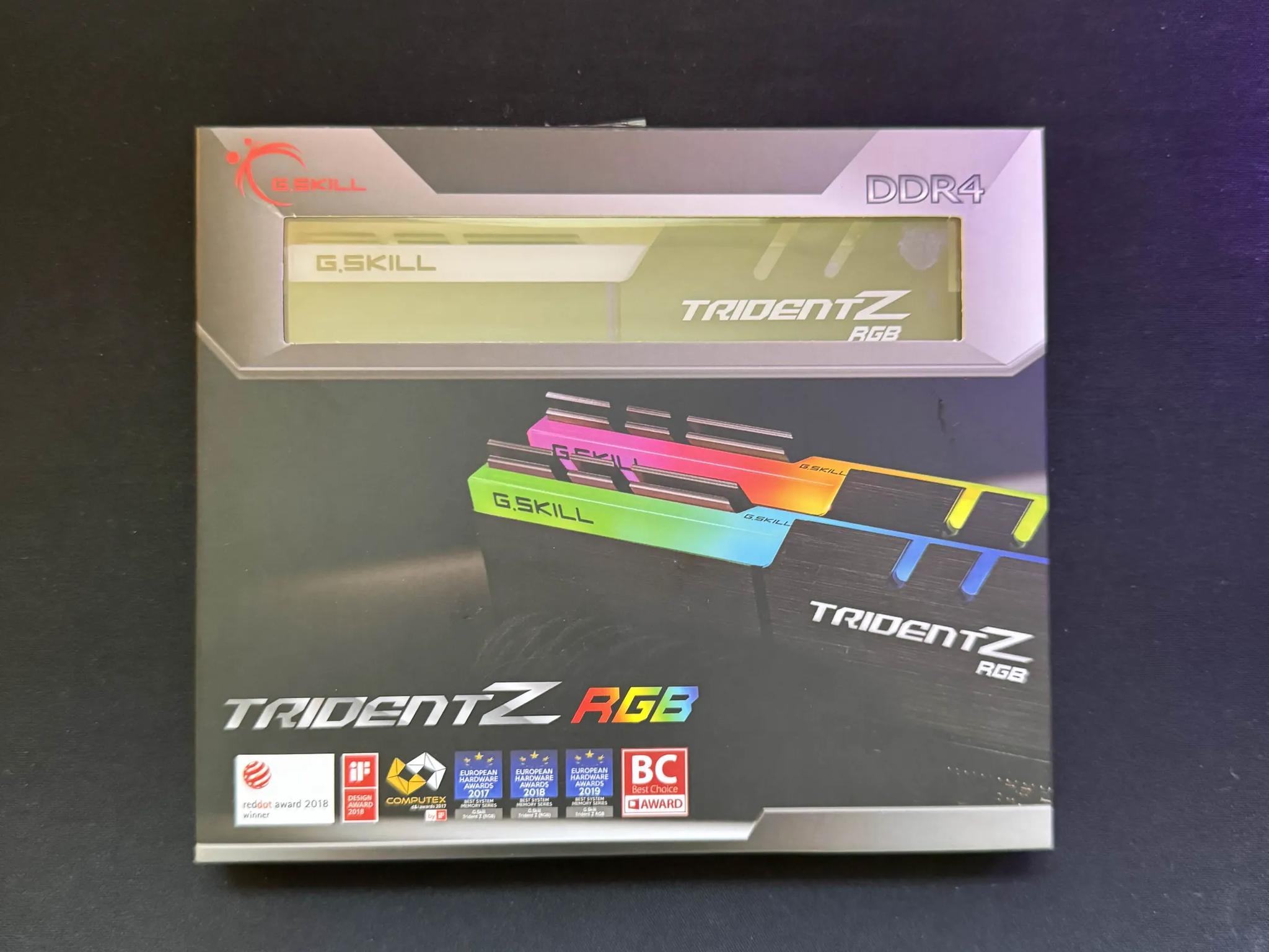 G.SKILL Trident Z RGB Series (XMP) DDR4 RAM 16GB (2x8GB)