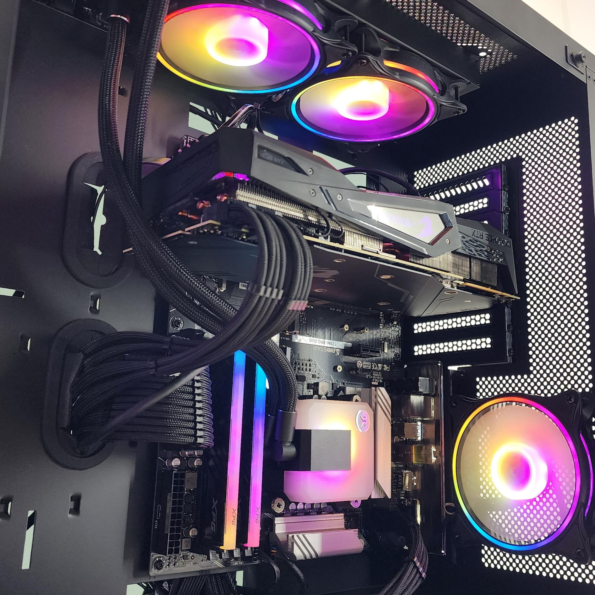 Gaming PC i7-10700K 32GB RAM 1TB SSD RTX 2080 8GB Windows 11 Computer