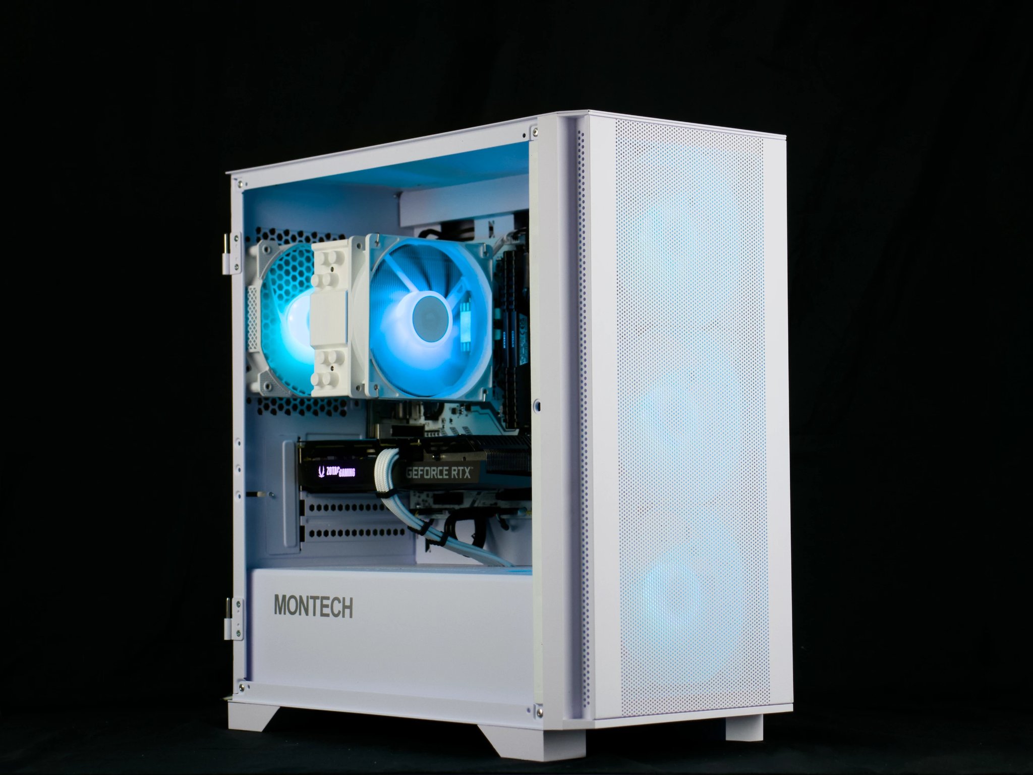 🧊❄️🧊 White Gaming PC – RTX 3060 TI , Ryzen 5 3600, 16GB RAM, 500GB SSD - WiFi, BlueTooth🧊❄️🧊