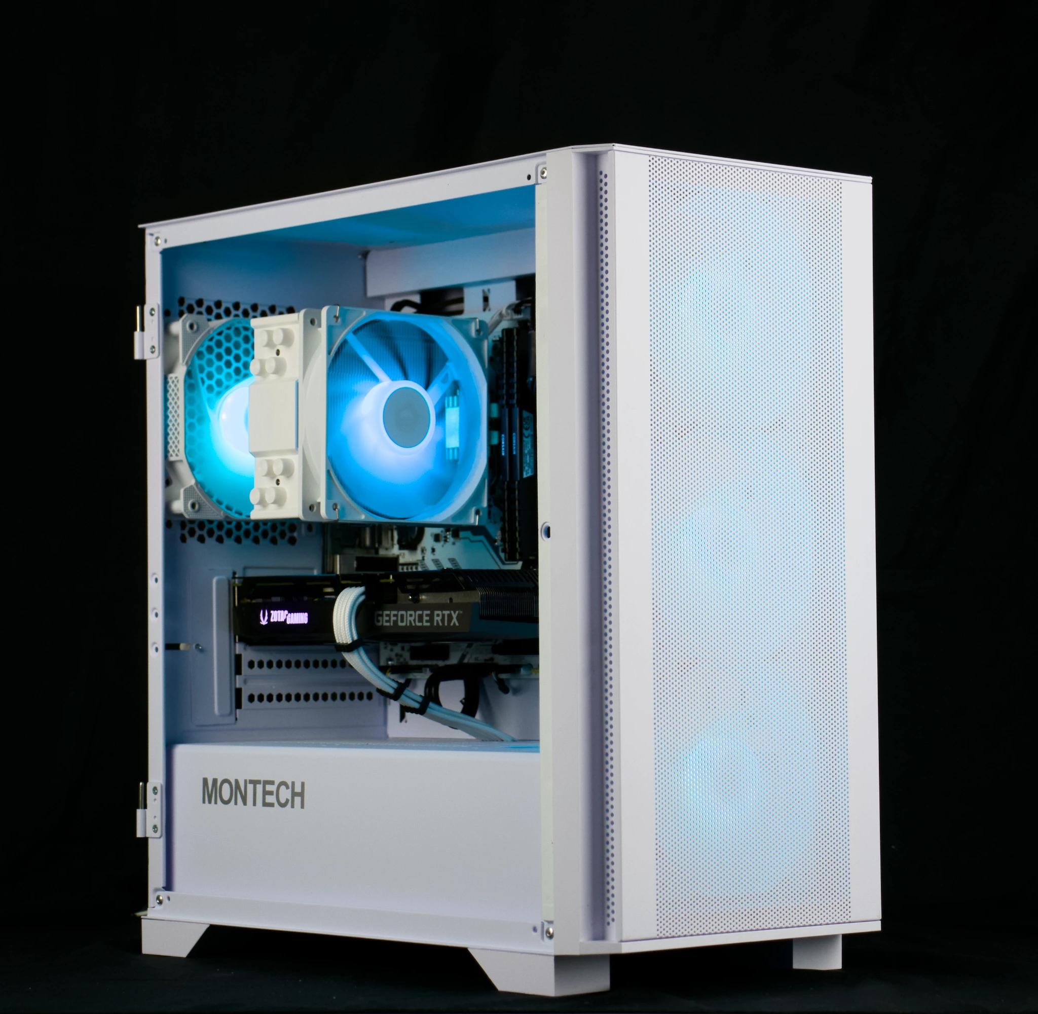 🧊❄️🧊 White Gaming PC – RTX 3060 TI , Ryzen 5 3600, 16GB RAM, 500GB SSD - WiFi, BlueTooth 🧊❄️🧊