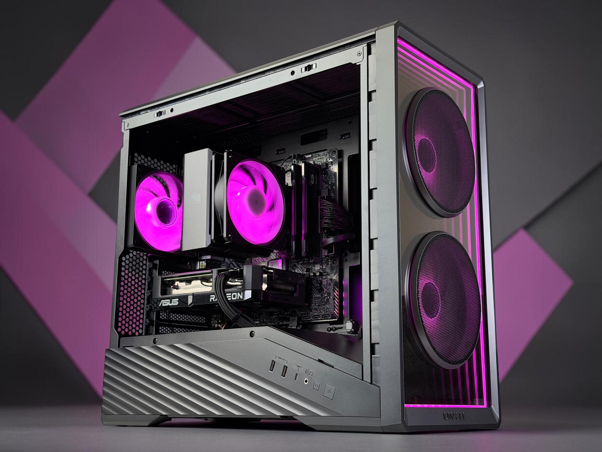 🖤🦍 Gaming PC◼️AMD RX 7800 XT 16GB◼️AMD Ryzen 7 8700F◼️16GB DDR5◼️1TB SSD