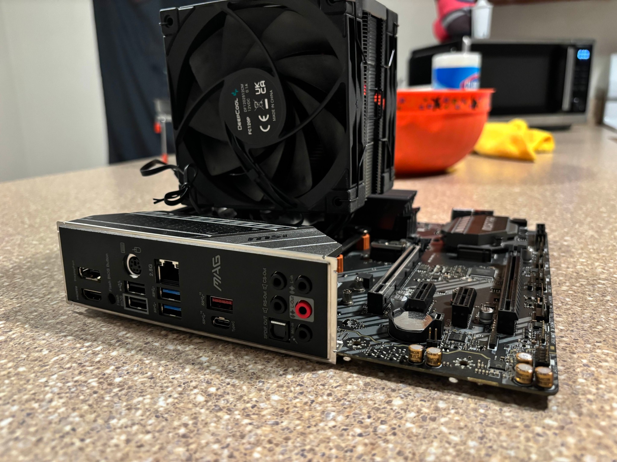 MSI Mag B550M Mortar Micro-ATX Board, Ryzen 7 5700X 8 Core 16 Thread CPU, 48GB TeamGroup 3200Mhz RAM