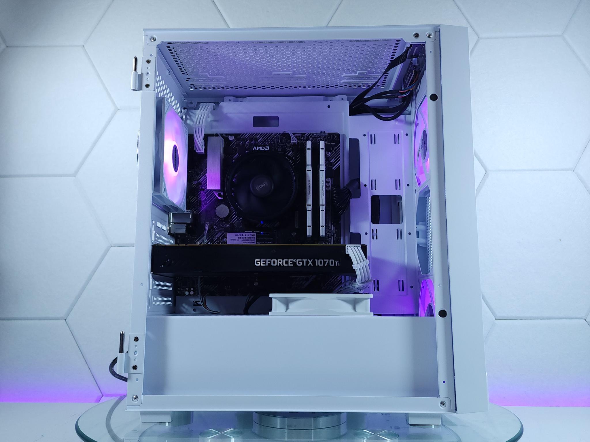 💜GTX 1070Ti●Ryzen 3 4100●1080p Gaming Computer