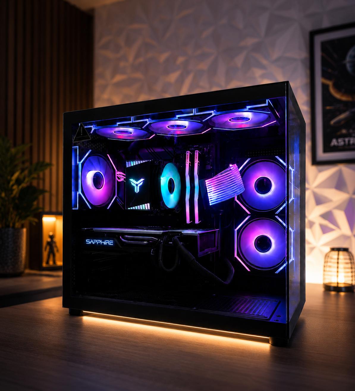 NEW Gaming PC | Ryzen 5 | Rx 580 OC | 16GB RAM | 1TB SSD | RGB | WINDOWS 11 PRO | Ready to Play
