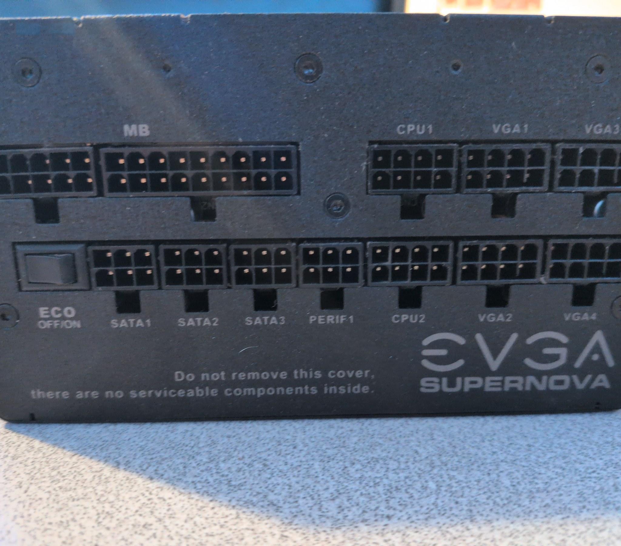 EVGA SuperNOVA 750 T2 750W Titanium PSU - Tested - S/N 0006