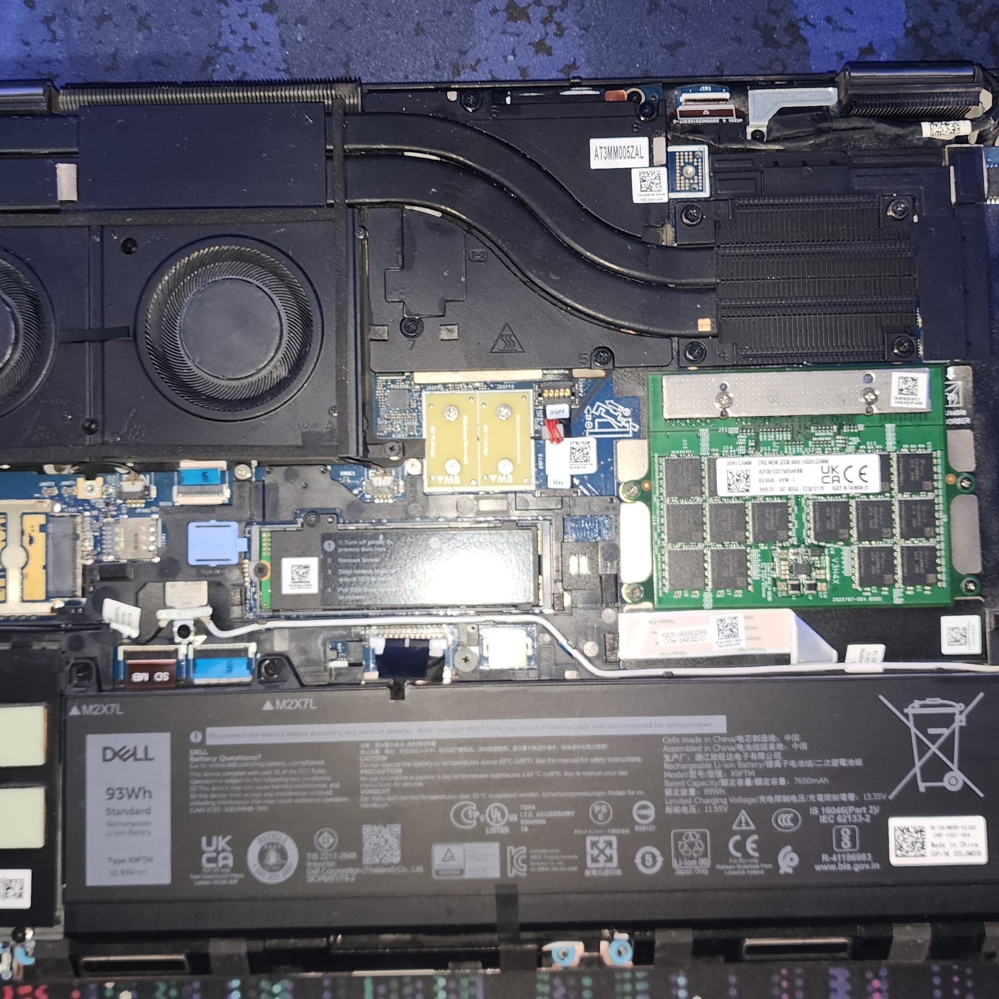 Dell Precision 7670 16' (RTX A4500 16GB VRAM,512G SSD,12850HX,32GB RAM) Warranty