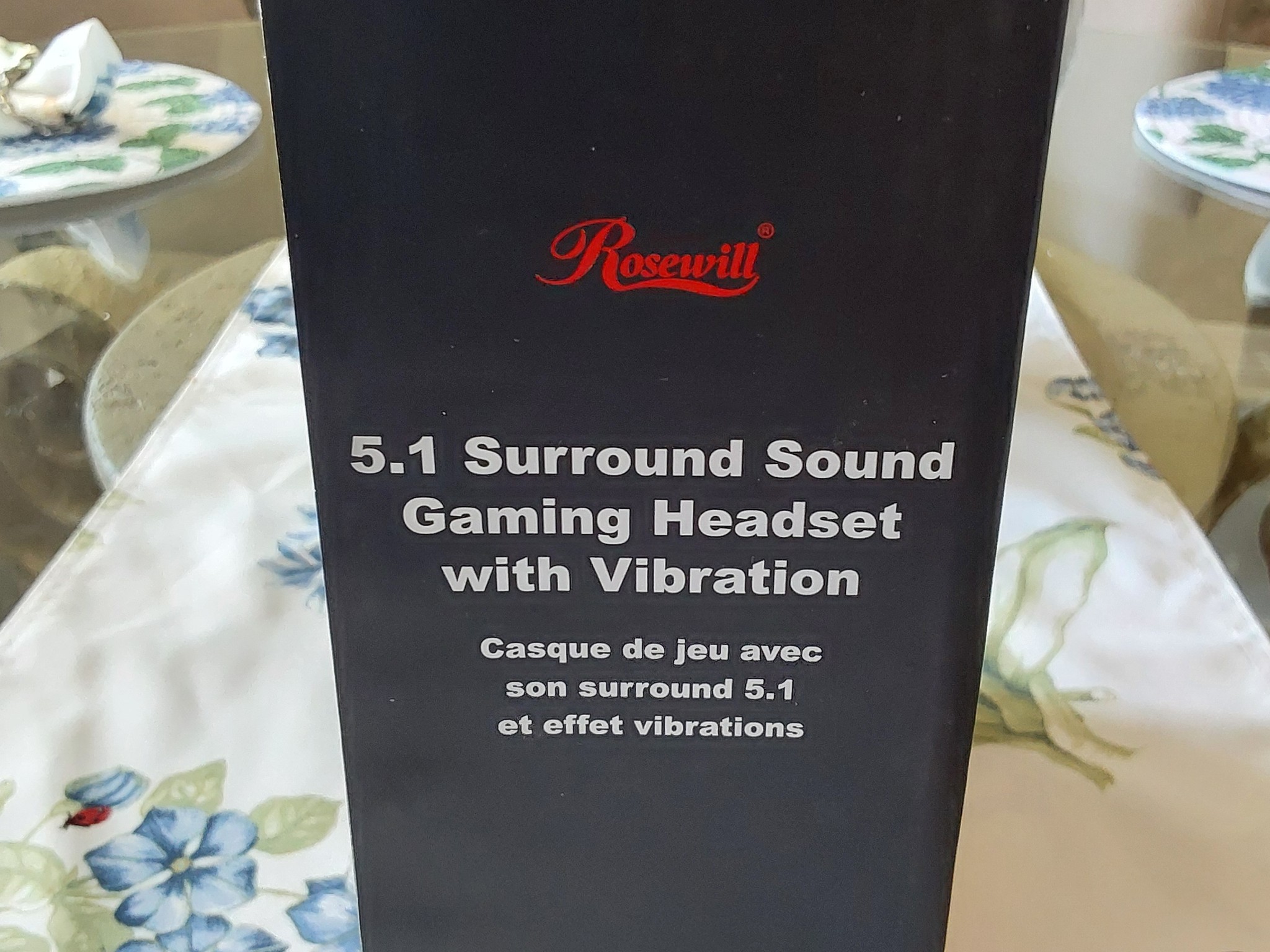 NEW ROSEWILL 5.1 CHANNEL VIBRATION USB GAMING HEADSET