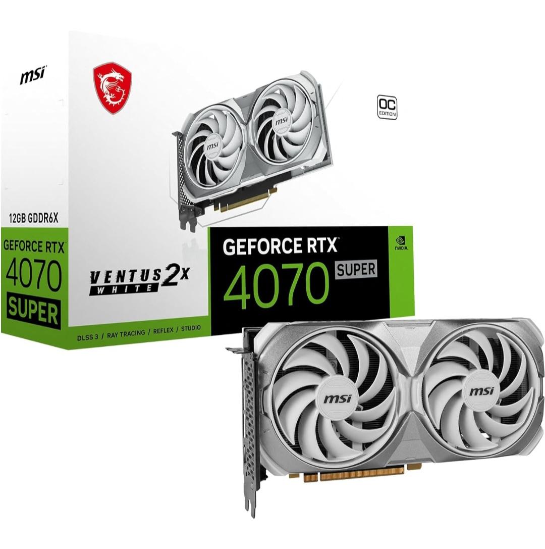 RTX 4070 Super 12G Ventus 2X White OC Graphics Card