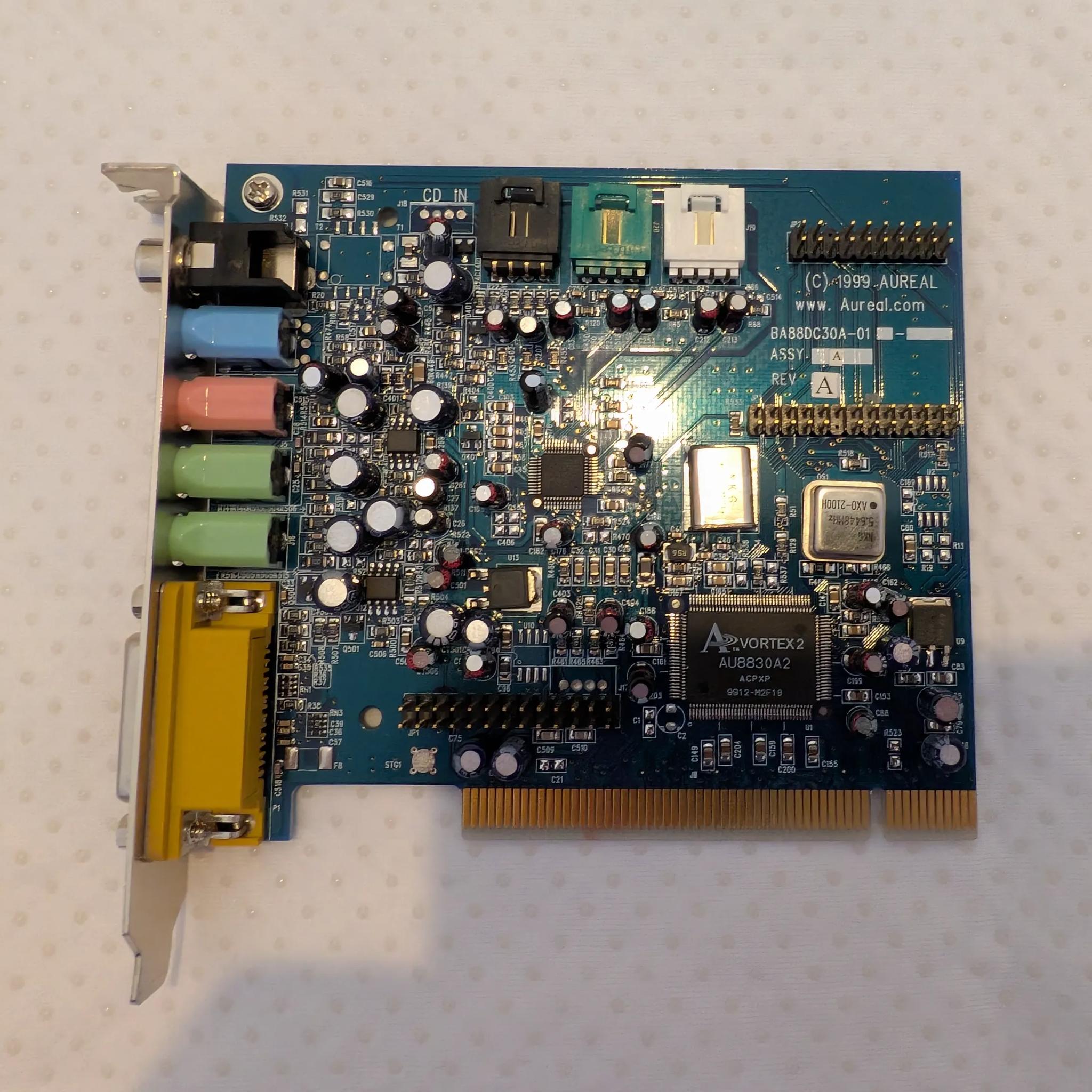 Aureal Vortex 2 2500 PCI sound card
