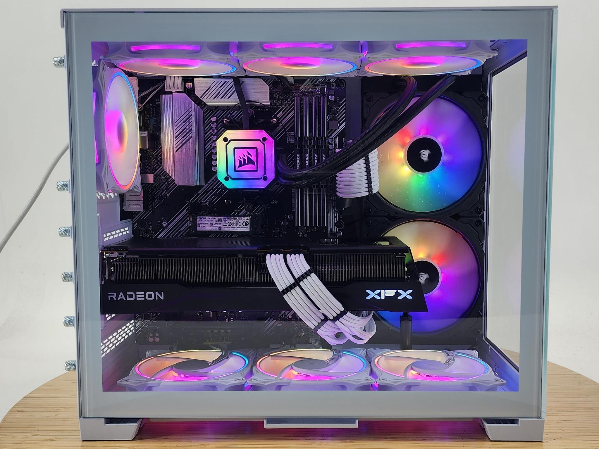Gaming PC Ryzen 7 5700X3D 32GB RAM 2TB SSD RX 9070 XT 16GB Windows 11 Computer