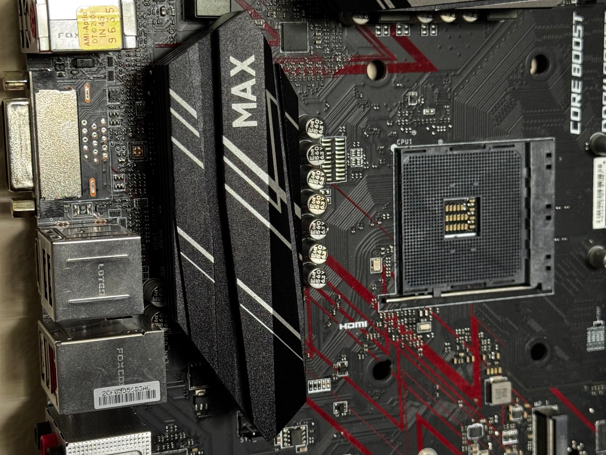 MSI B450 Gaming Plus MAX ATX AM4 Motherboard