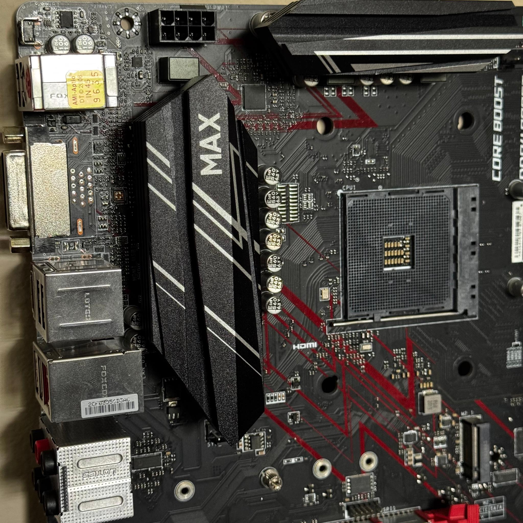 MSI B450 Gaming Plus MAX ATX AM4 Motherboard
