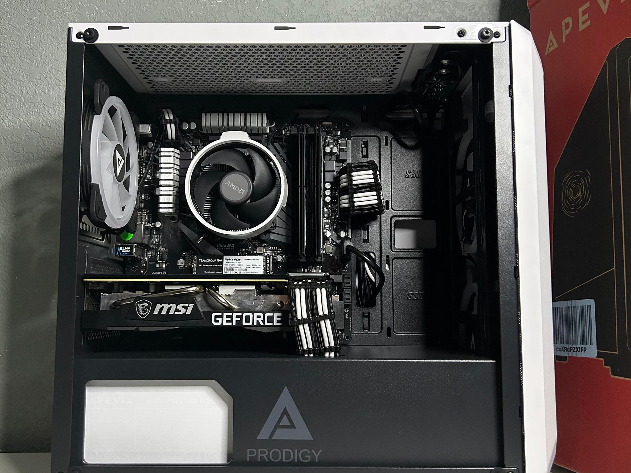 ⚫️⚪️⚫️ | MSI RTX 3060 Ti | Ryzen 5 5600 | Neo Forza 16GB 3600Mhz | 1TB NVME