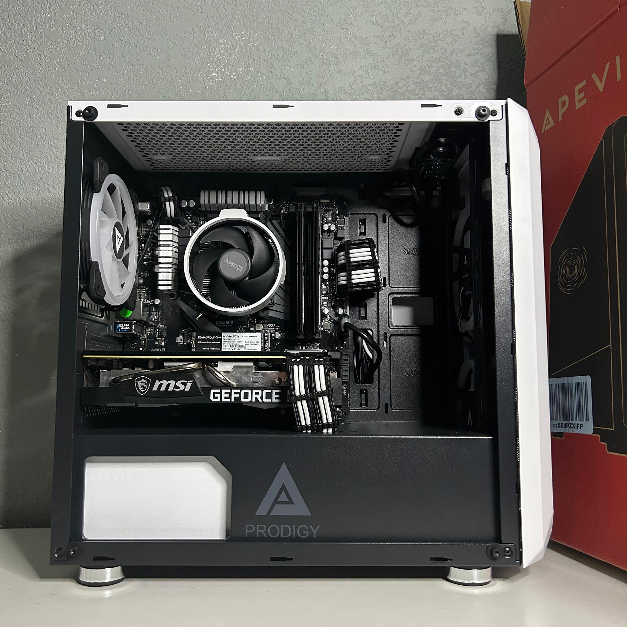 ⚫️⚪️⚫️ | MSI RTX 3060 Ti | Ryzen 5 5600 | Neo Forza 16GB 3600Mhz | 1TB NVME