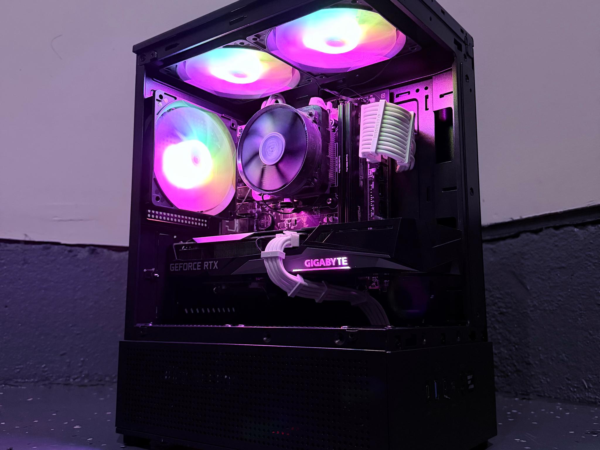 ⚫️"Phantom Flux"🌈| 1440p Gaming | RTX 3060 12GB | Ryzen 5 5600G | 32GB Ram | 1TB SSD
