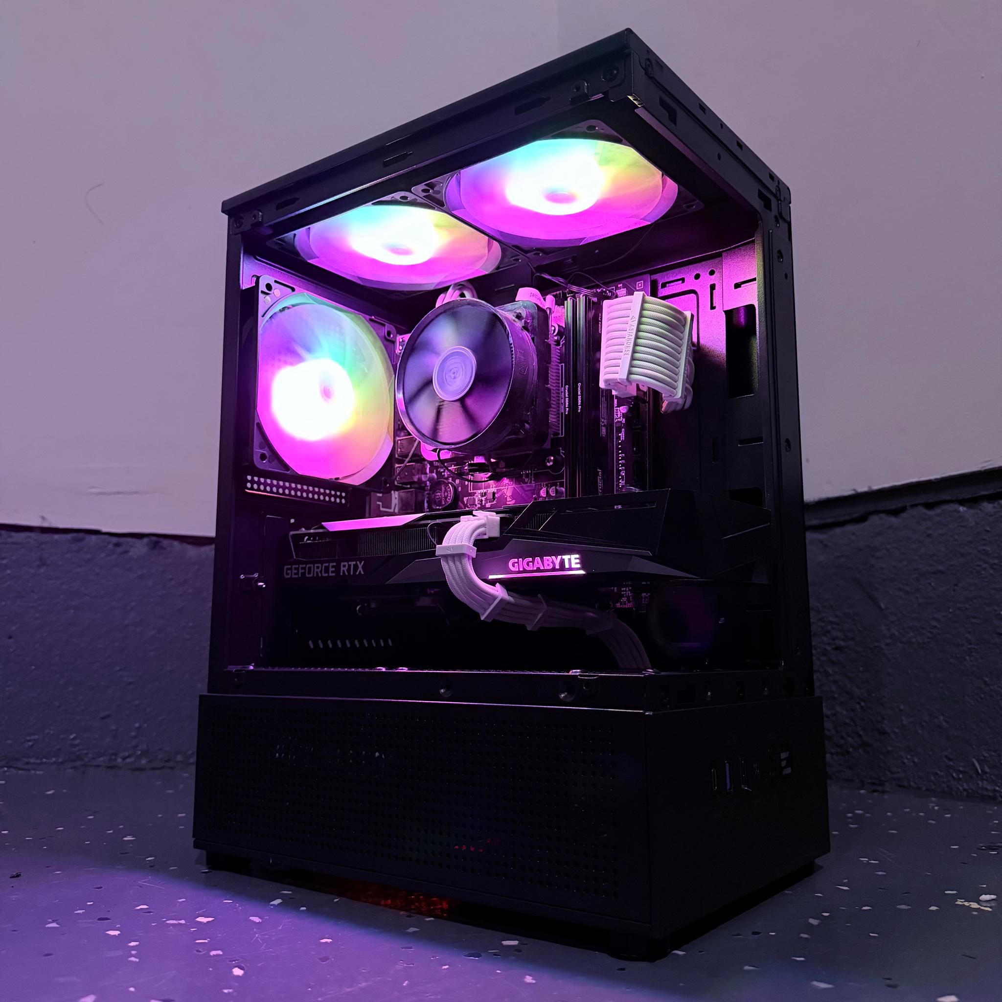 ⚫️"Phantom Flux"🌈| 1440p Gaming | RTX 3060 12GB | Ryzen 5 5600G | 32GB Ram | 1TB SSD