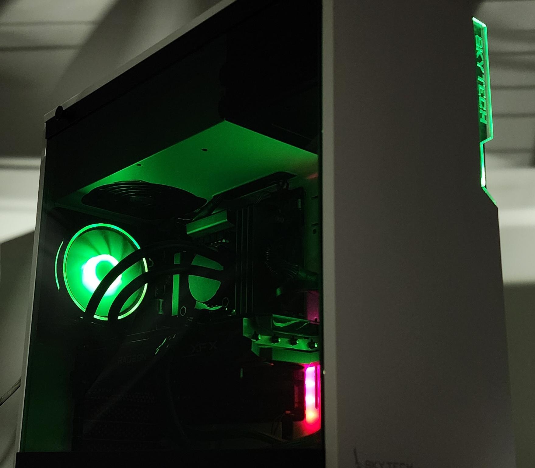Gaming PC i5-11400F 16GB RAM 500GB SSD RX 6700 10GB Windows 11 Computer