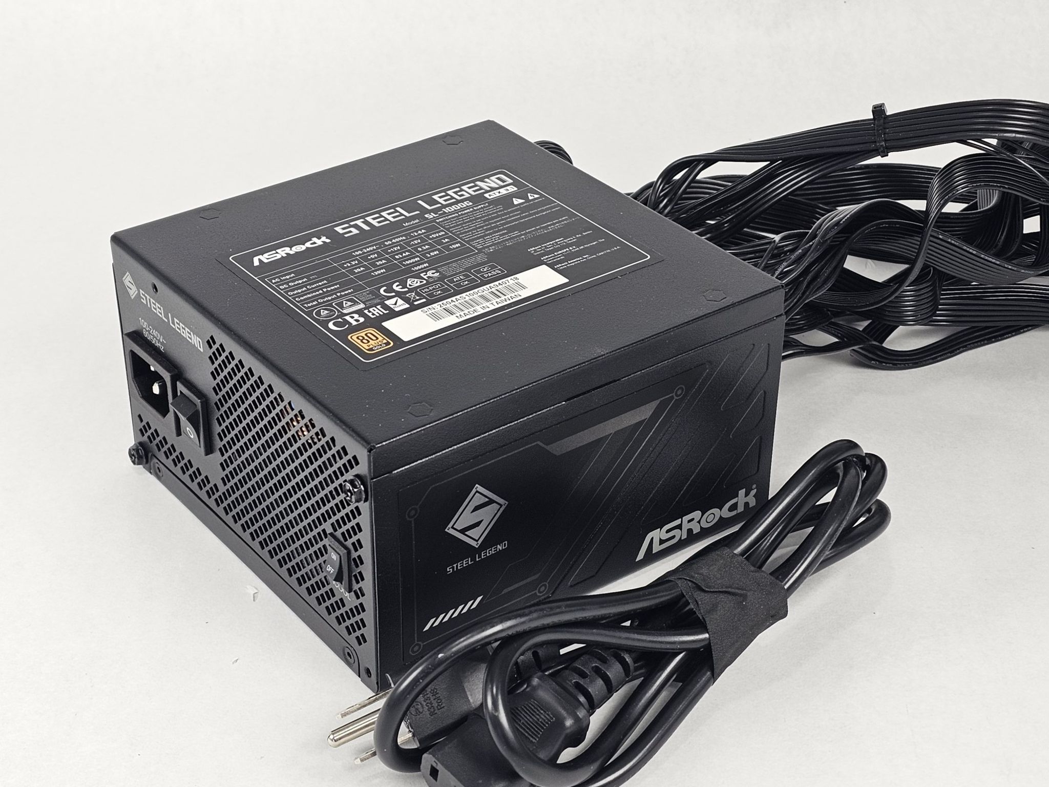1000 Watt PSU ASRock Steel Legend SL-1000G Power Supply