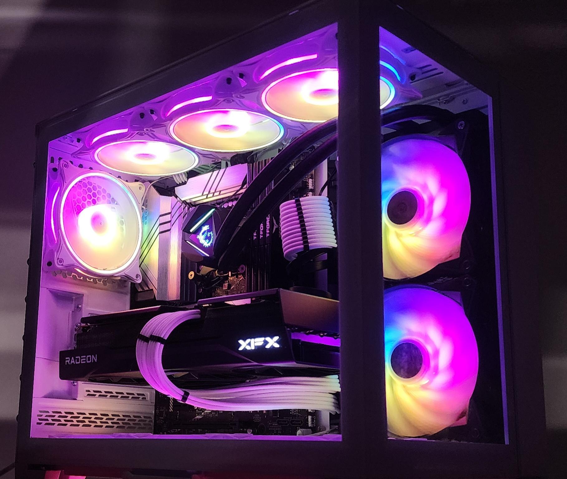 Gaming PC i5-14600KF 32GB RAM 1TB SSD RX 9070 XT 16GB Windows 11 Computer