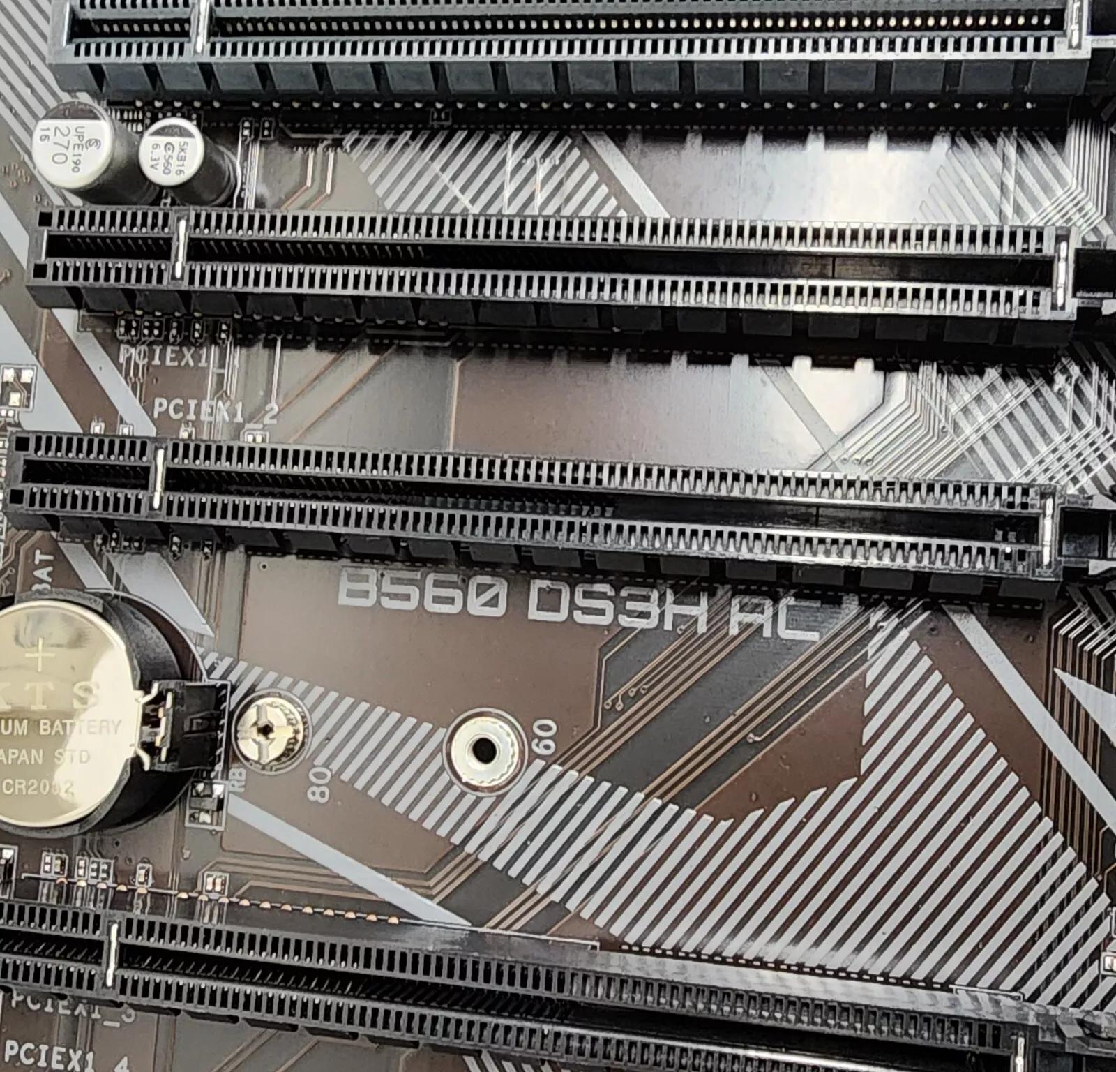 UPDATED BIOS GIGABYTE B560 DS3H AC-Y1 WIFI LGA 1200 Motherboard