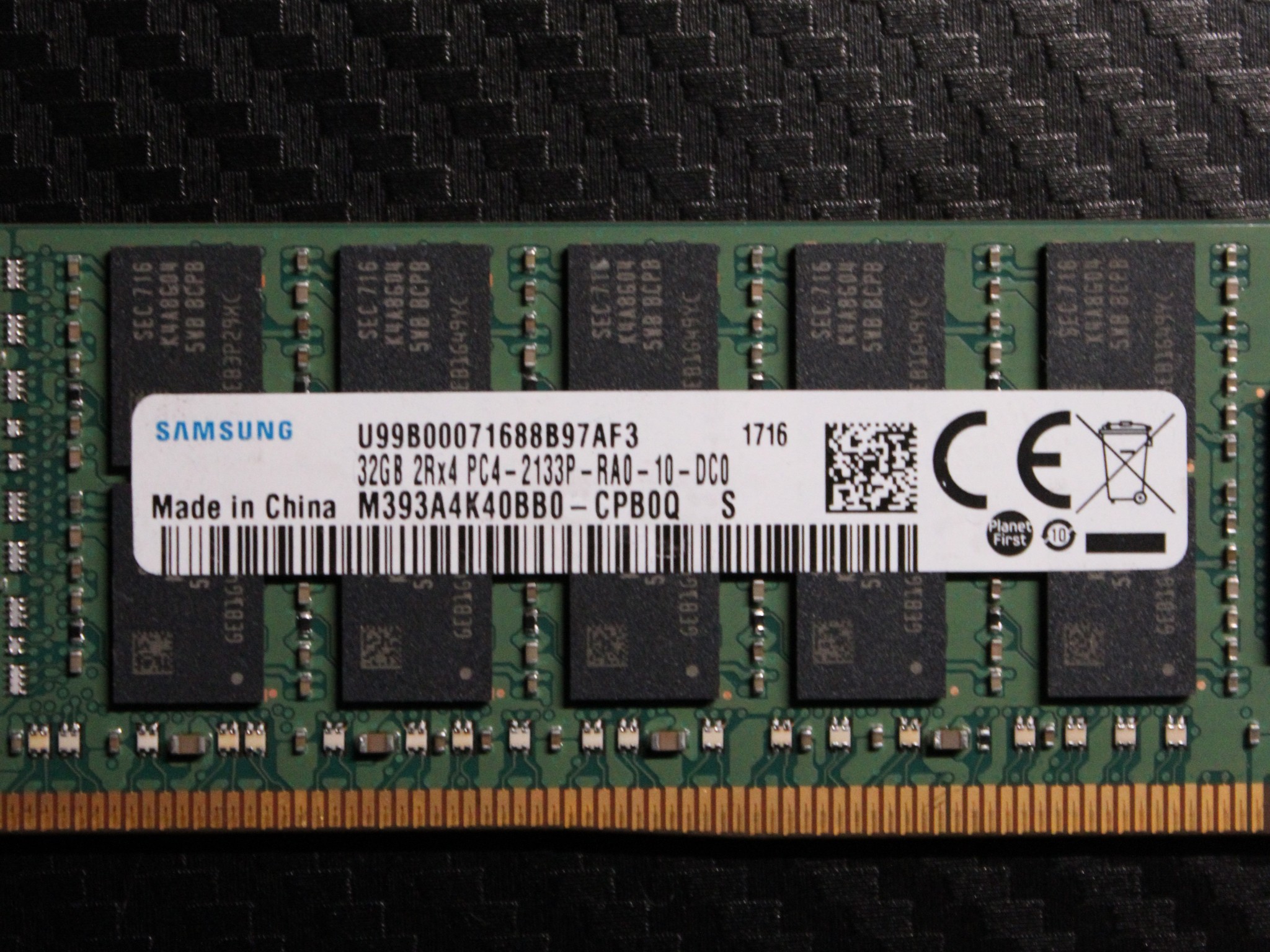 Samsung 32GB DDR4 RDIMM Server RAM | Cisco UCS Validated | PC4-2133P