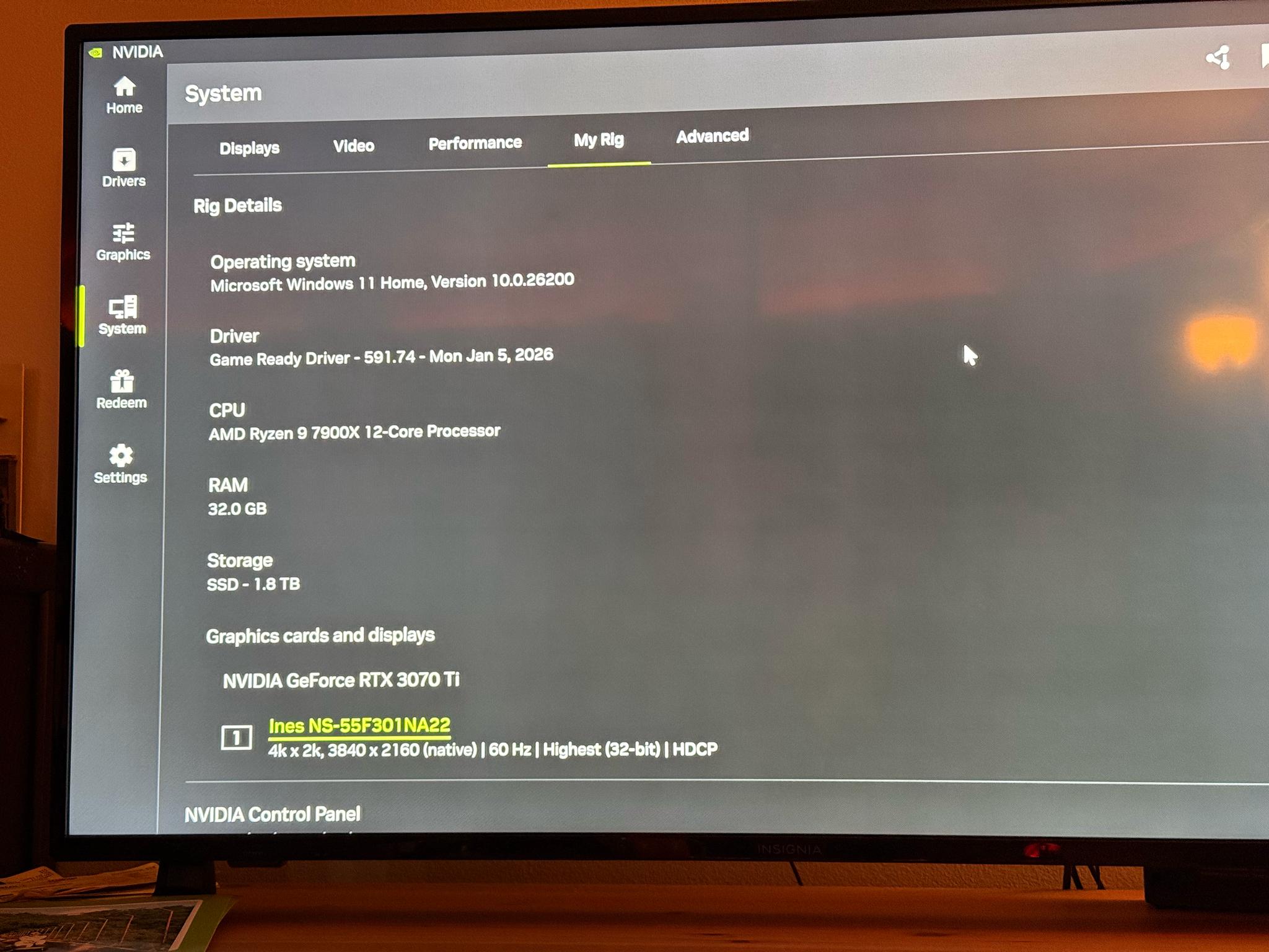 32GB DDR5, 2 TB M.2 NVMe, 7900X, 3070Ti! Open Box PC.