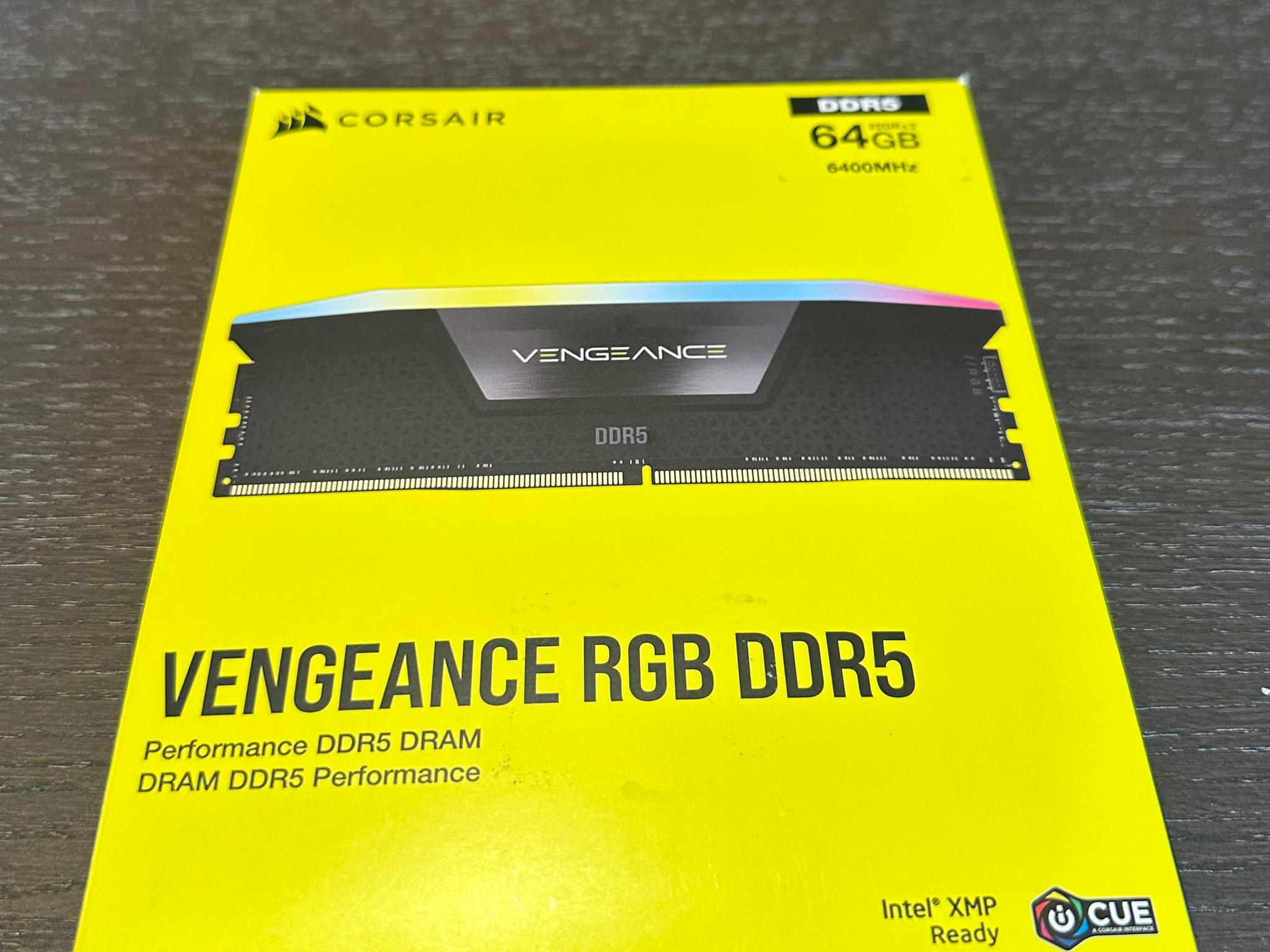 Corsair Vengeance RGB DD5 64Gb 6400MHz CL32 RAM