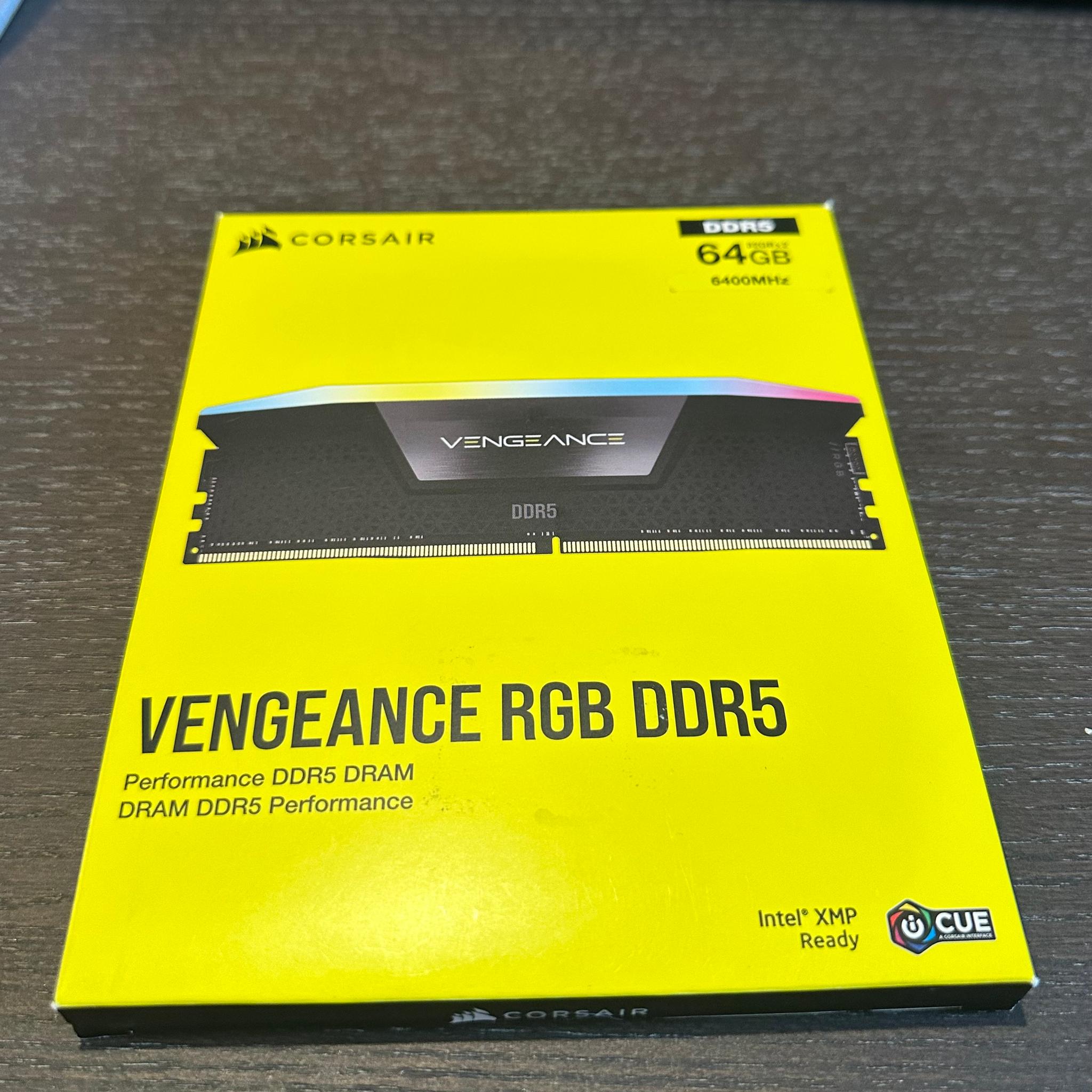 Corsair Vengeance RGB DD5 64Gb 6400MHz CL32 RAM