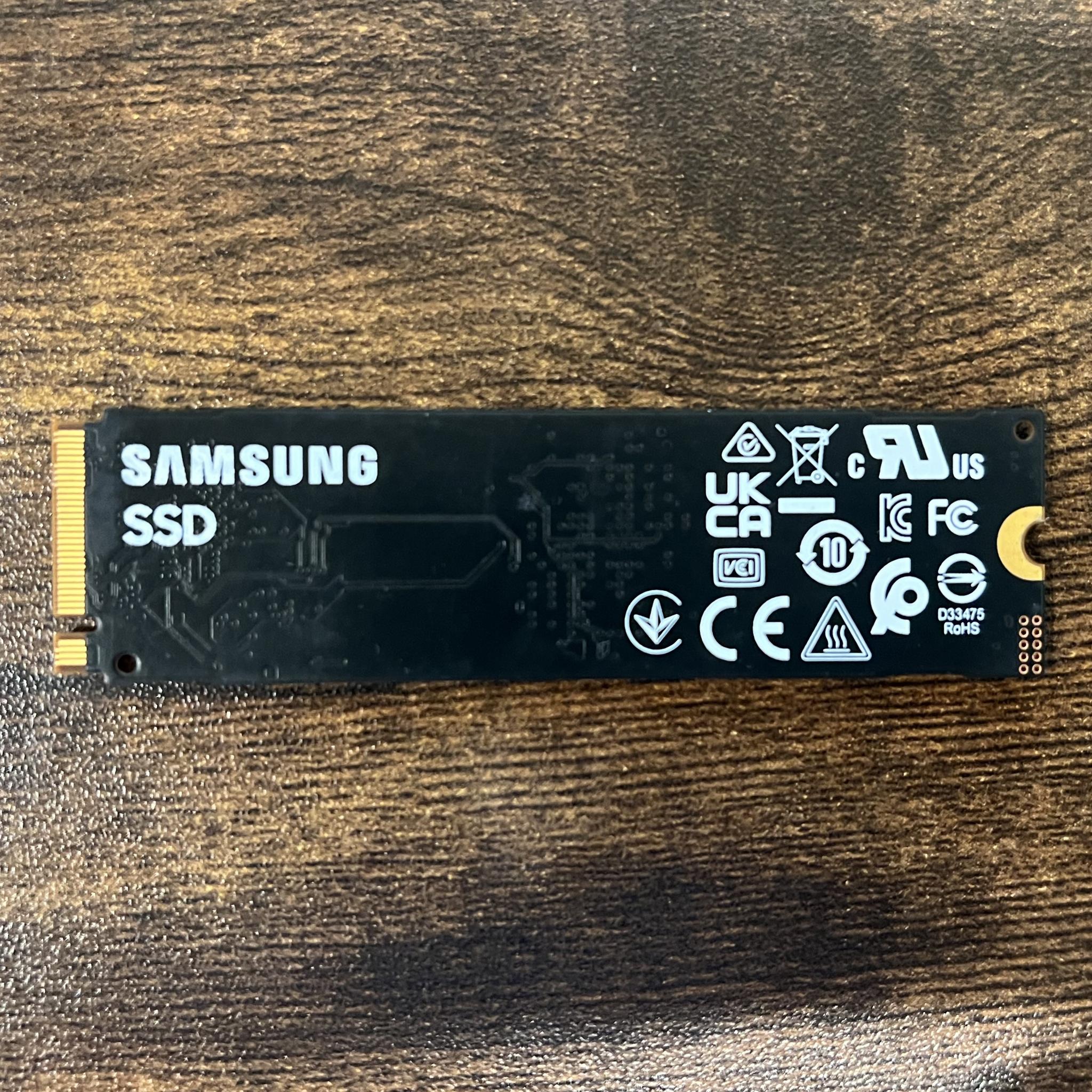 512GB PCIe Gen 4.0x4.0 M.2 NVMe SSD Samsung PM9B1 - 100% Health