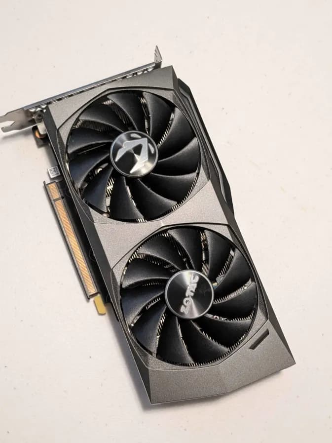 Nvidia GeForce RTX 3060 Ti 8GB Zotac Twin Edge OC (one year used, original box)