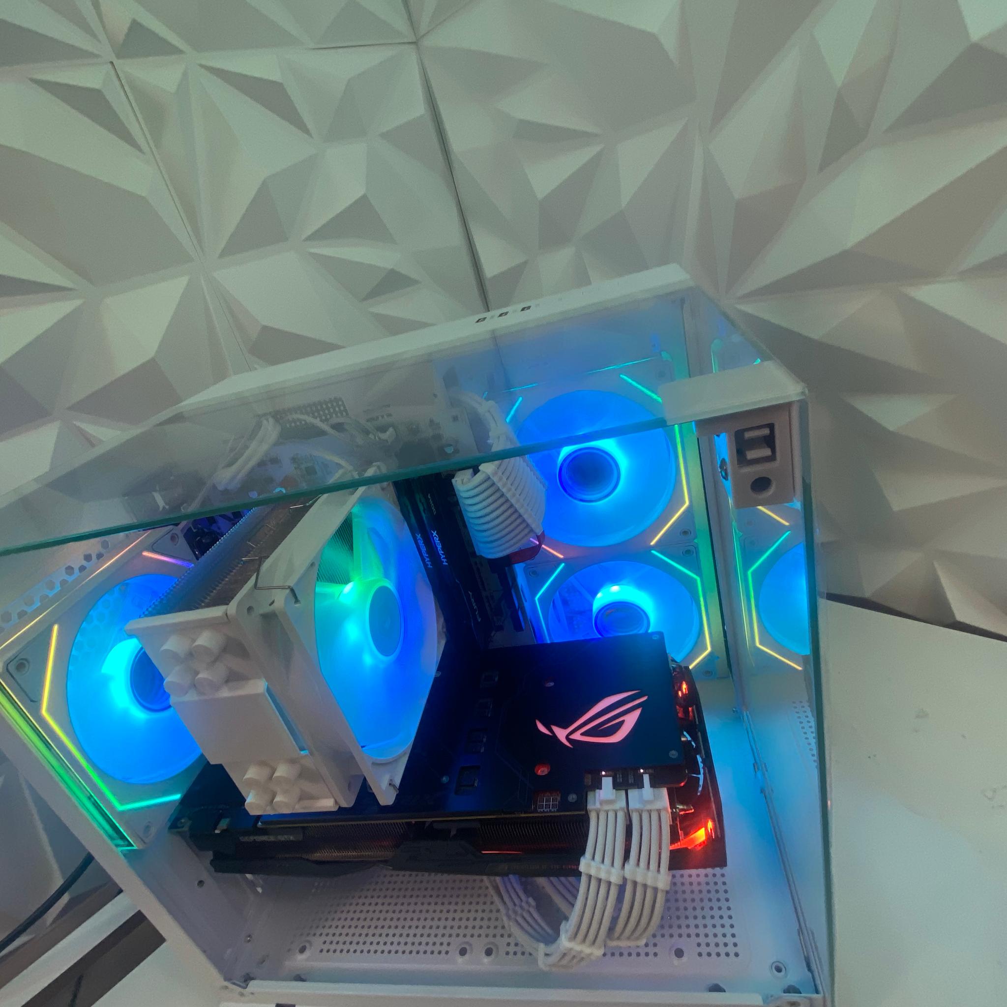 💘 💘 White Elite Build – Ryzen 7 2700 + GTX 1080 Ti 11GB | 1080p/1440p High FPS Ready