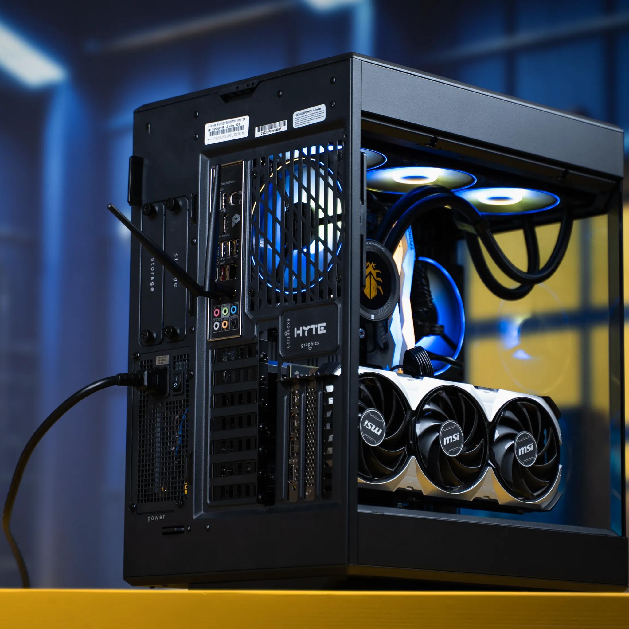 “Crowsius” RTX 4070 Ti Intel Core i9 13900KF 32GB Windows 11 2TB 4K Workstation Gaming PC