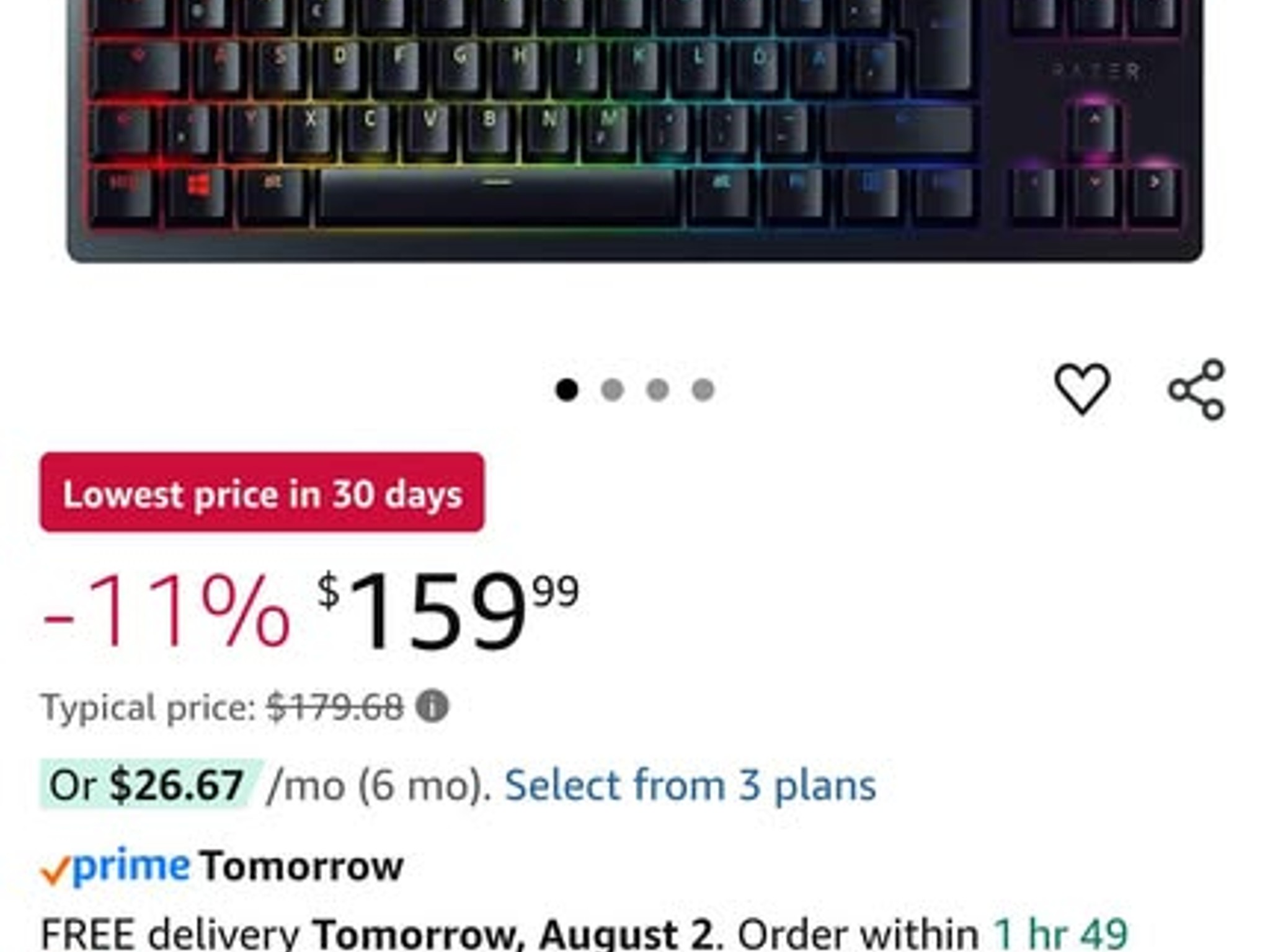 Razer Huntsman Tournament Edition - Black