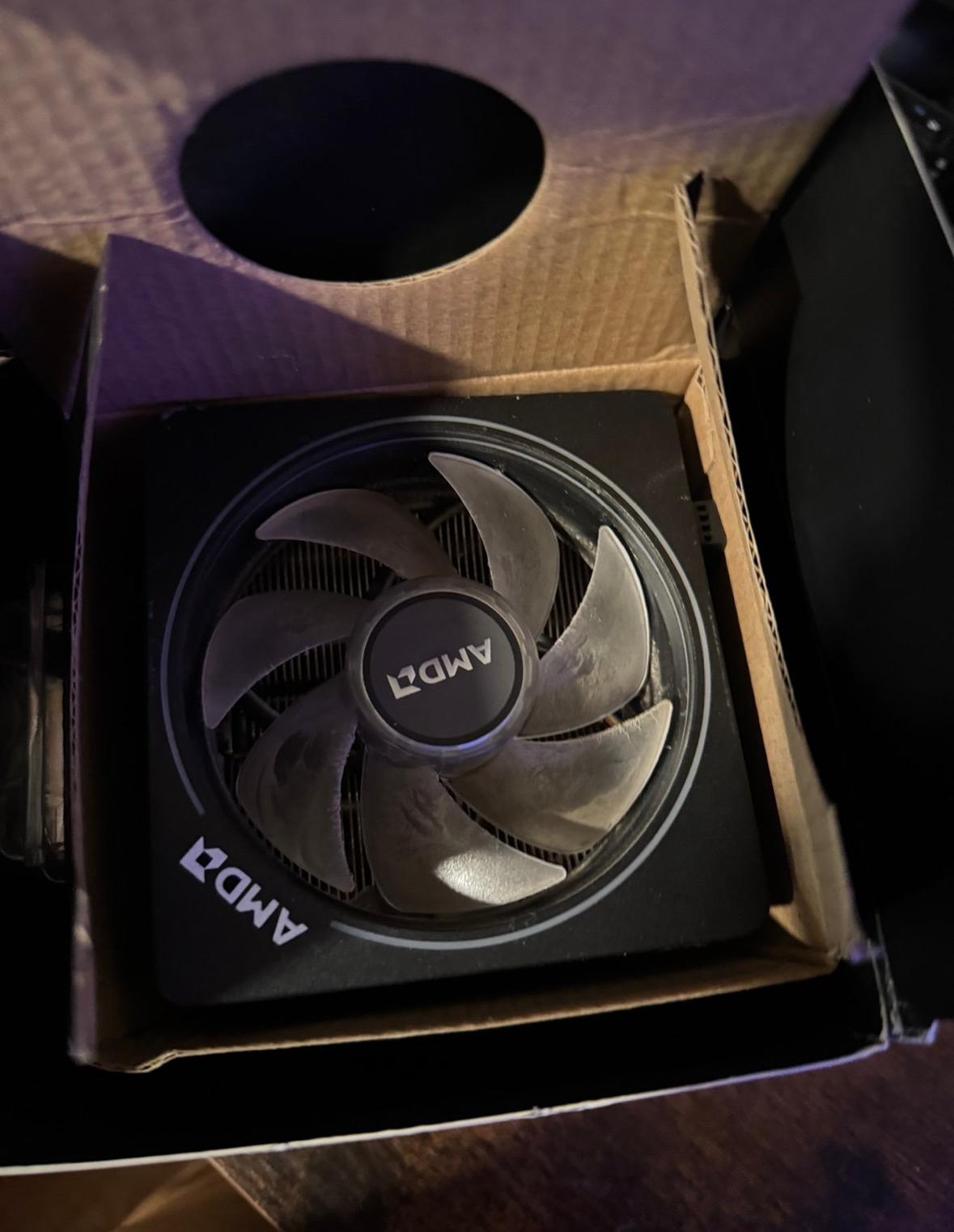 Used Ryzen 7 3700x with wraith prism cooler
