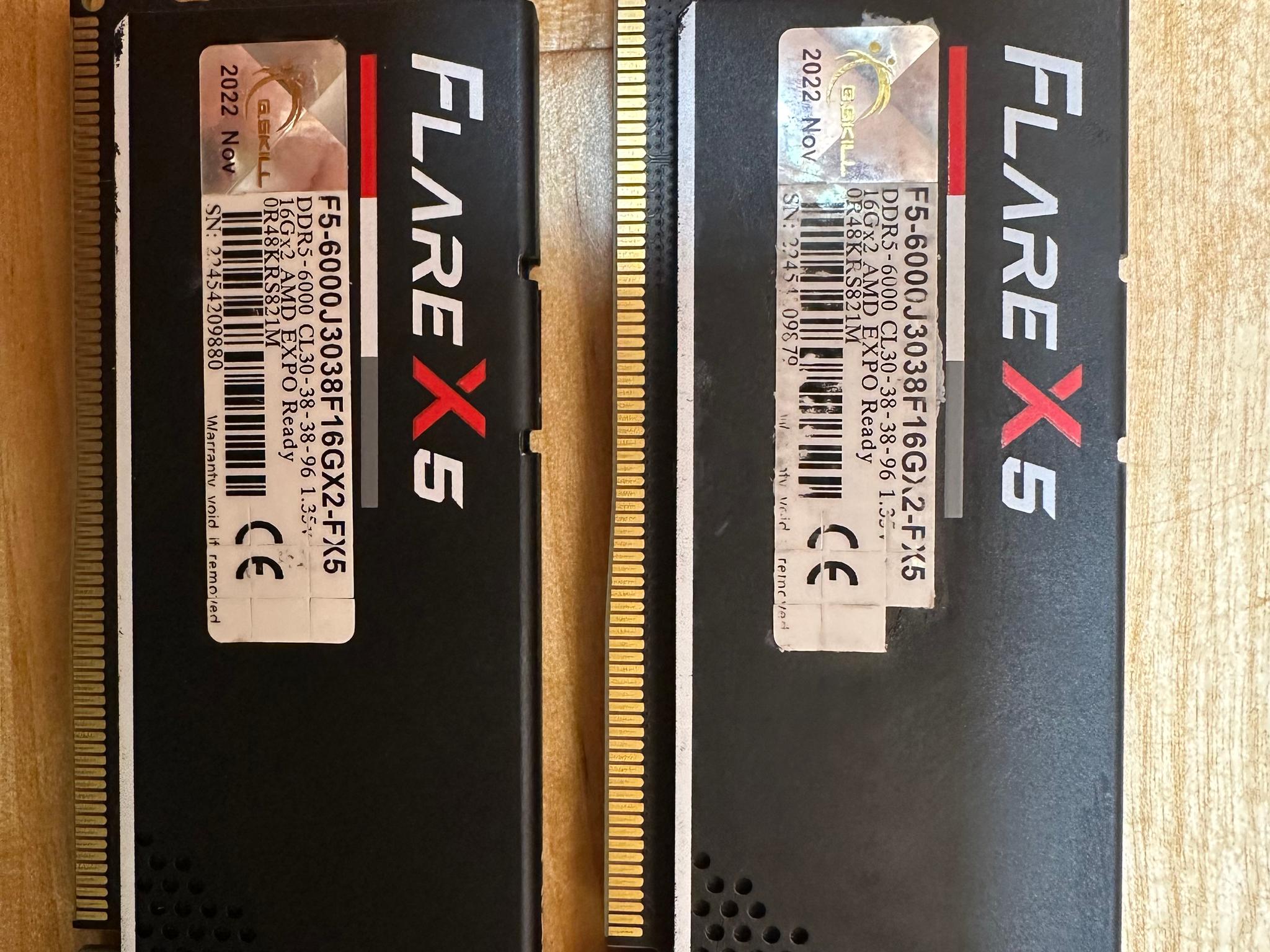 G.skill Flare X5 6000mhz CL30 32gb (2x16GB)
