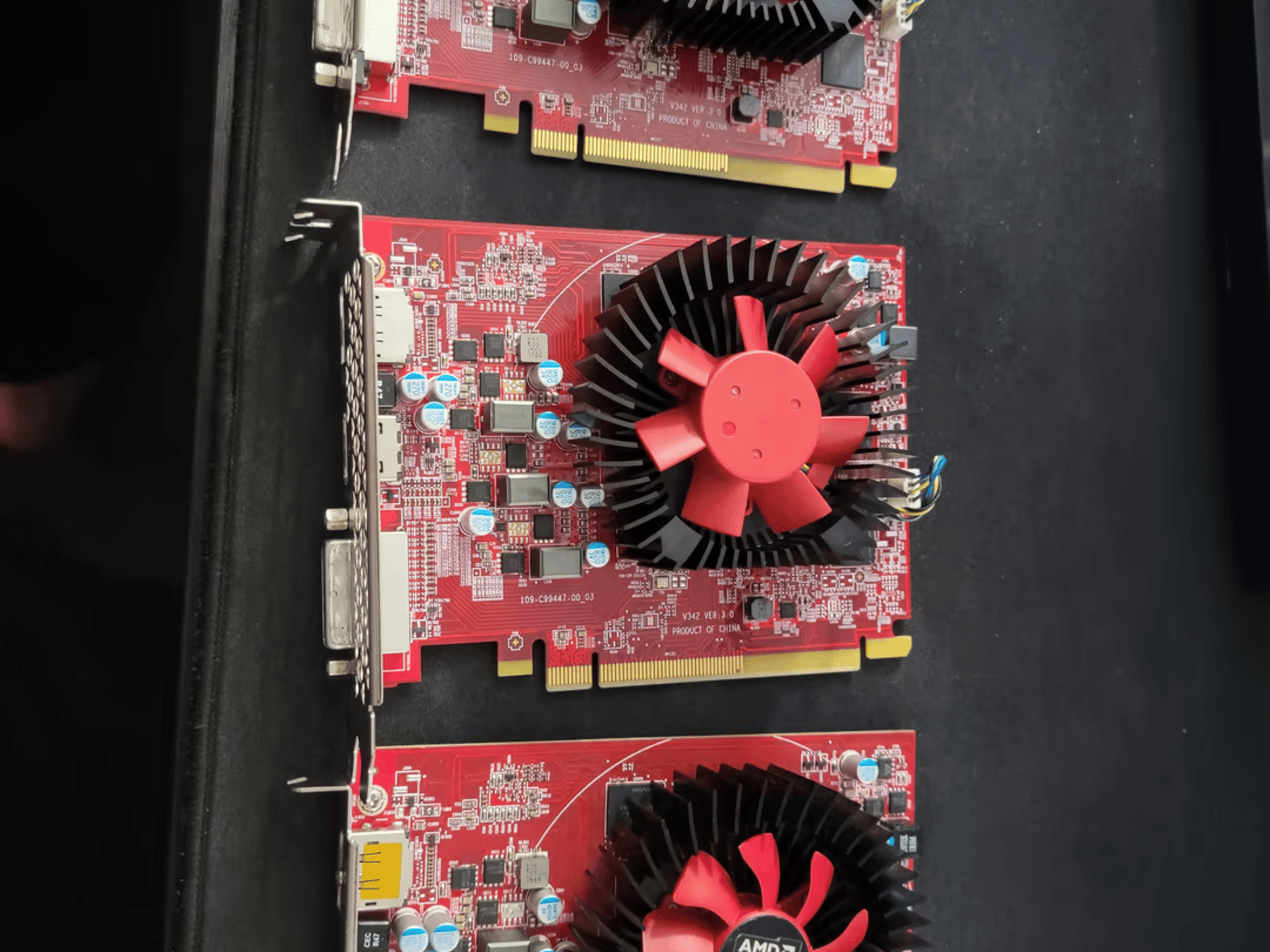 GPU LOT: 2 x OEM RX 460 2GB + 1 OEM RX 560DE 2GB Graphics Cards