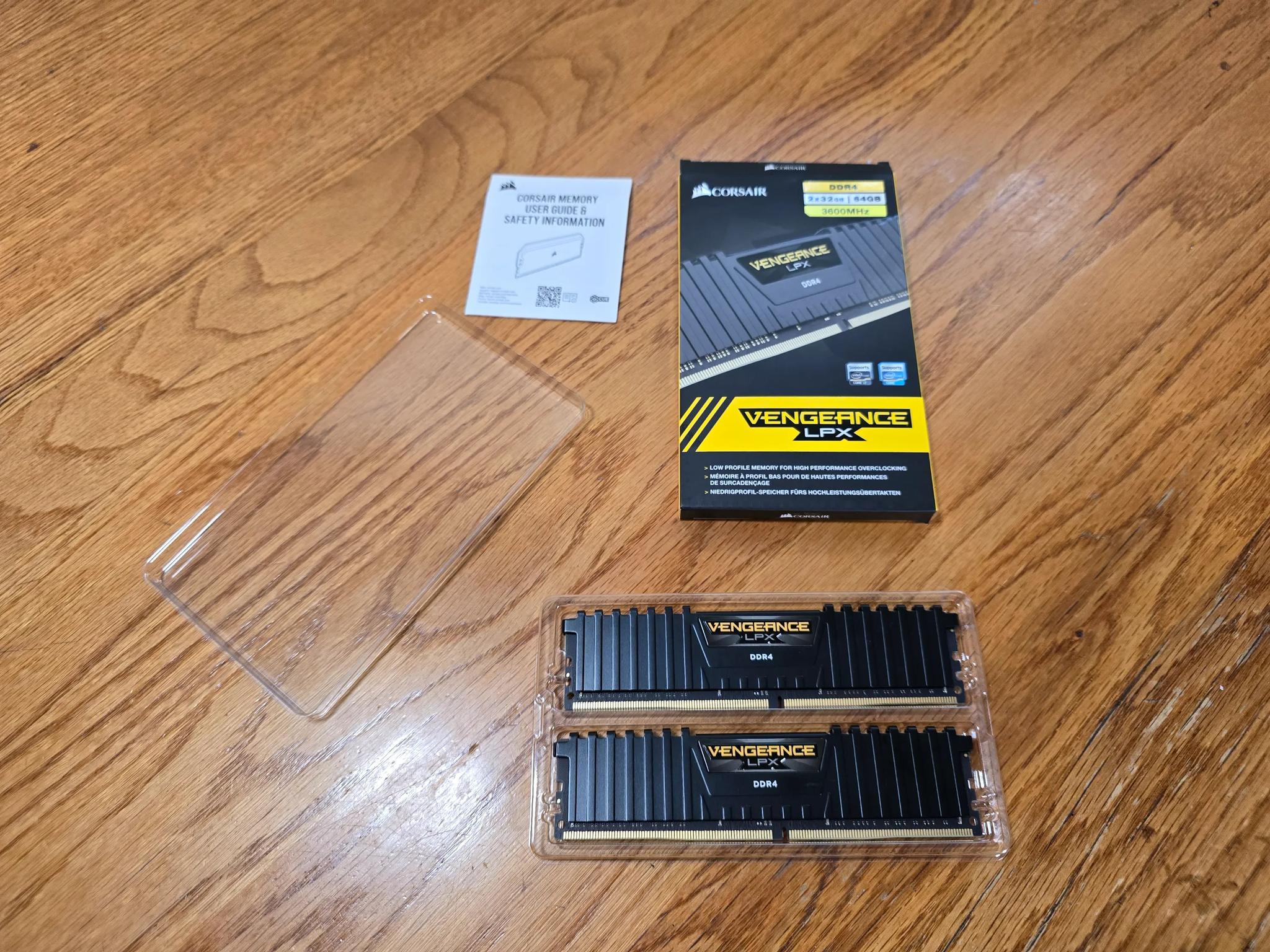 Corsair Vengeance LPX DDR4 Ram 64GB 2x32GB 3600MHz CL18